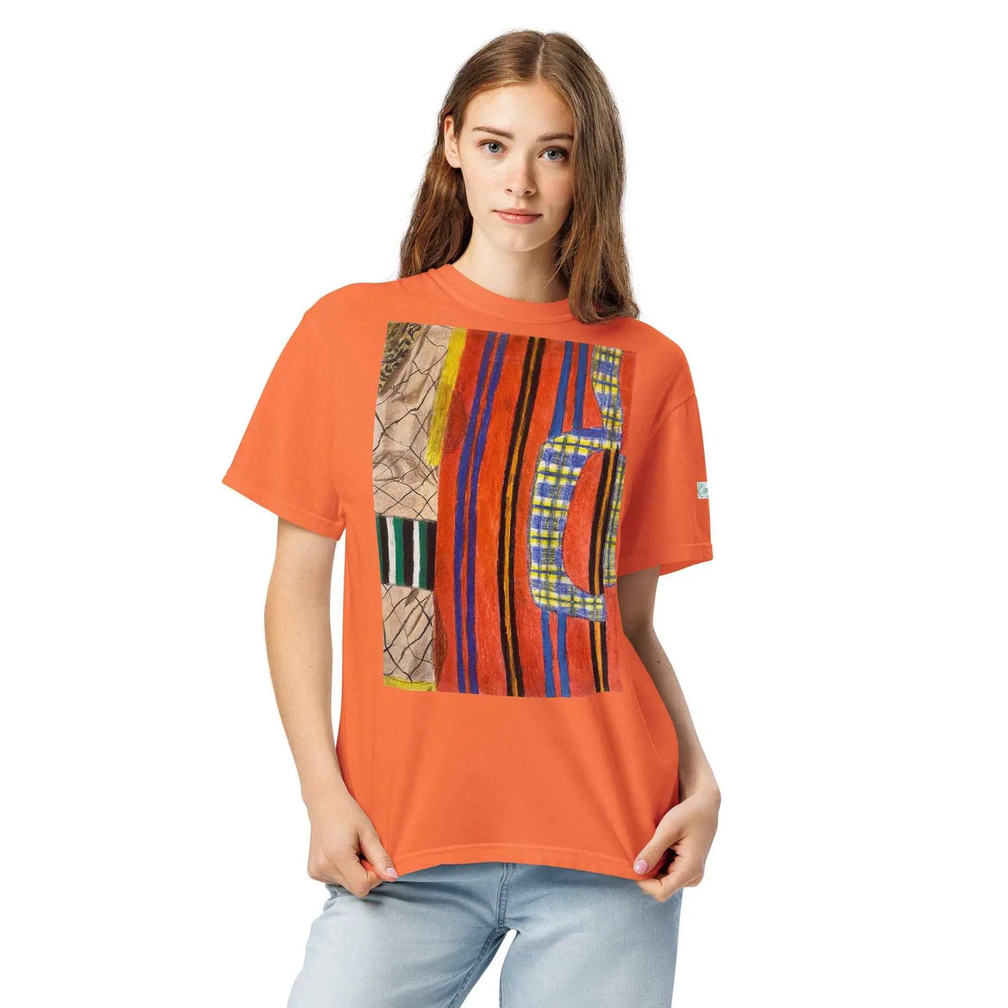 Unisex T-Shirt - Palestine's Resilience - Folk Abstract Art