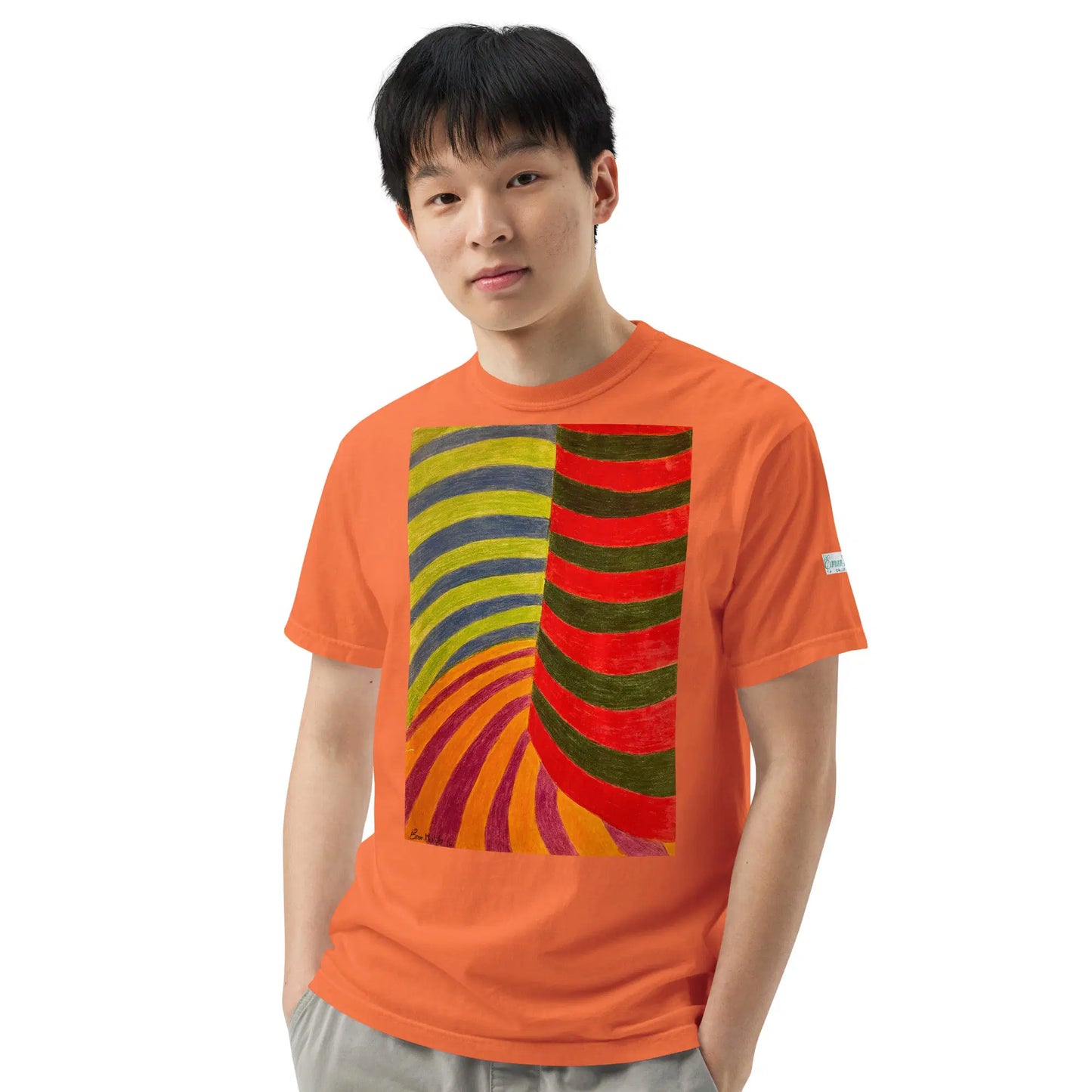 Unisex T-shirt - No Brake Zone - Geometric Op Art Motion - Eman's Gallery