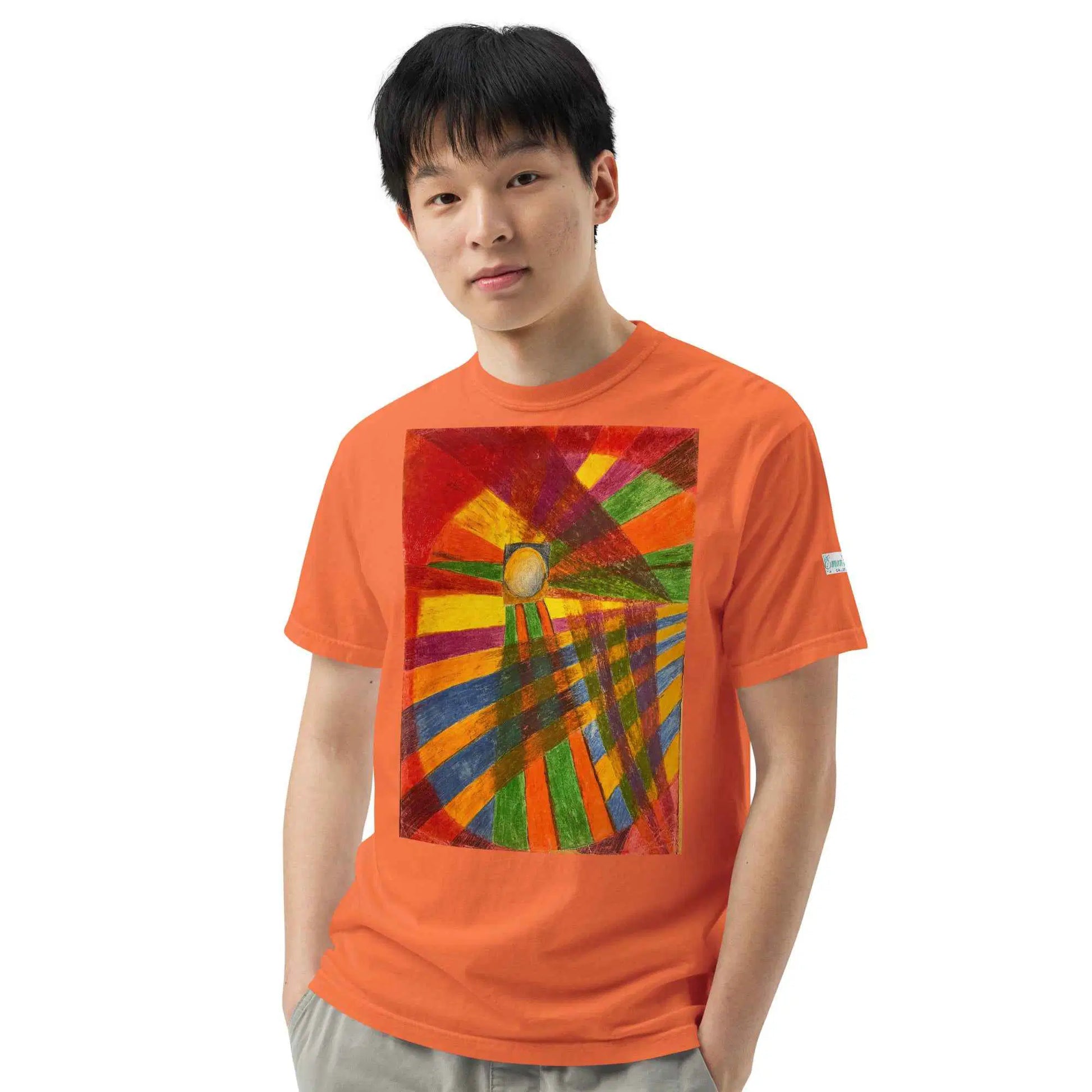Unisex T-Shirt - Solar Burst - Geometric Abstract Sunburst