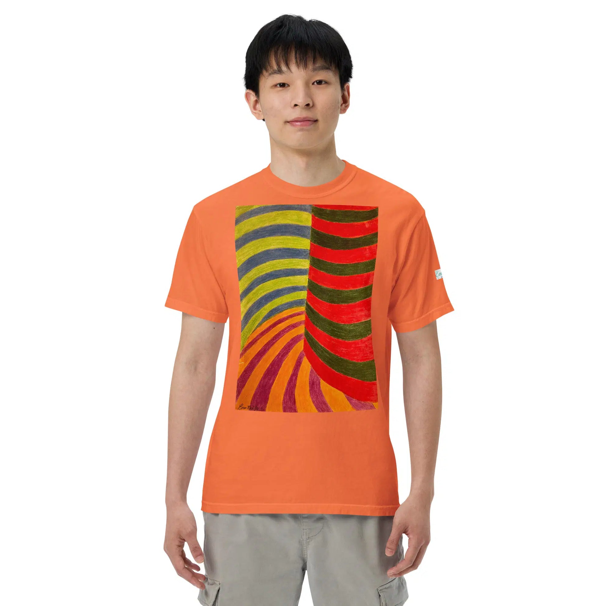 Unisex T-shirt - No Brake Zone - Geometric Op Art Motion - Eman's Gallery