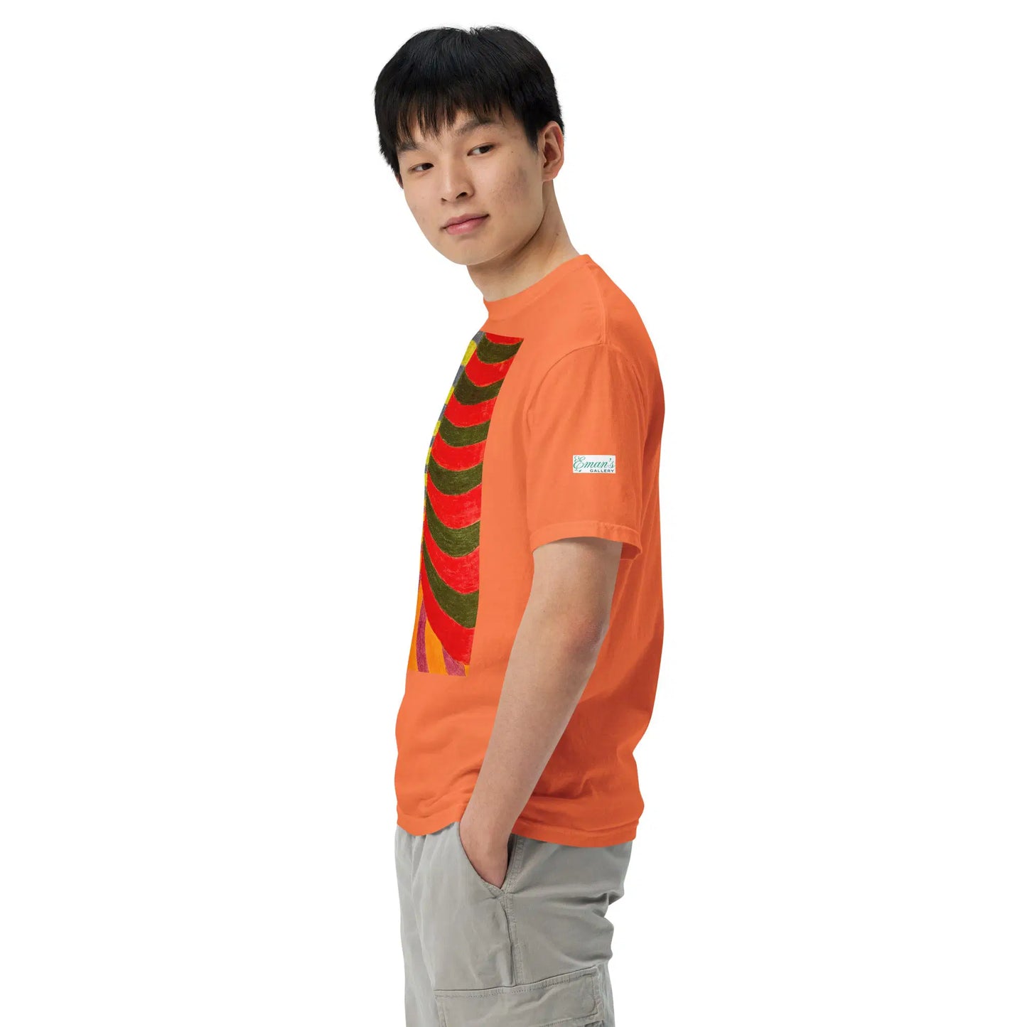 Unisex T-shirt - No Brake Zone - Geometric Op Art Motion - Eman's Gallery