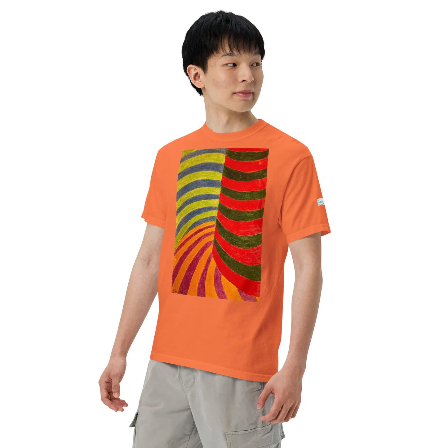 Unisex T-shirt - No Brake Zone - Geometric Op Art Motion - Eman's Gallery