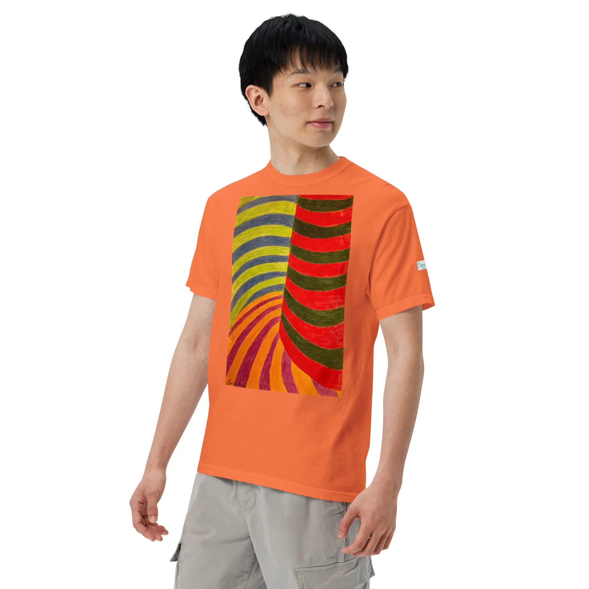 Unisex T-shirt - No Brake Zone - Geometric Op Art Motion - Eman's Gallery