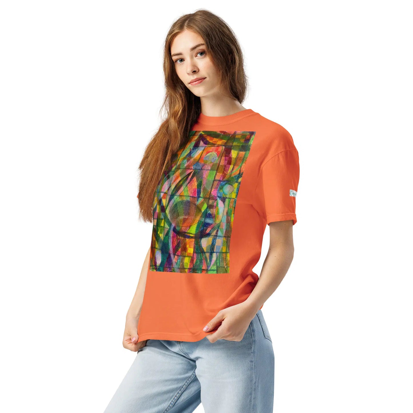 Unisex T-Shirt - Organic Life - Colorful Geometric Art - Eman's Gallery