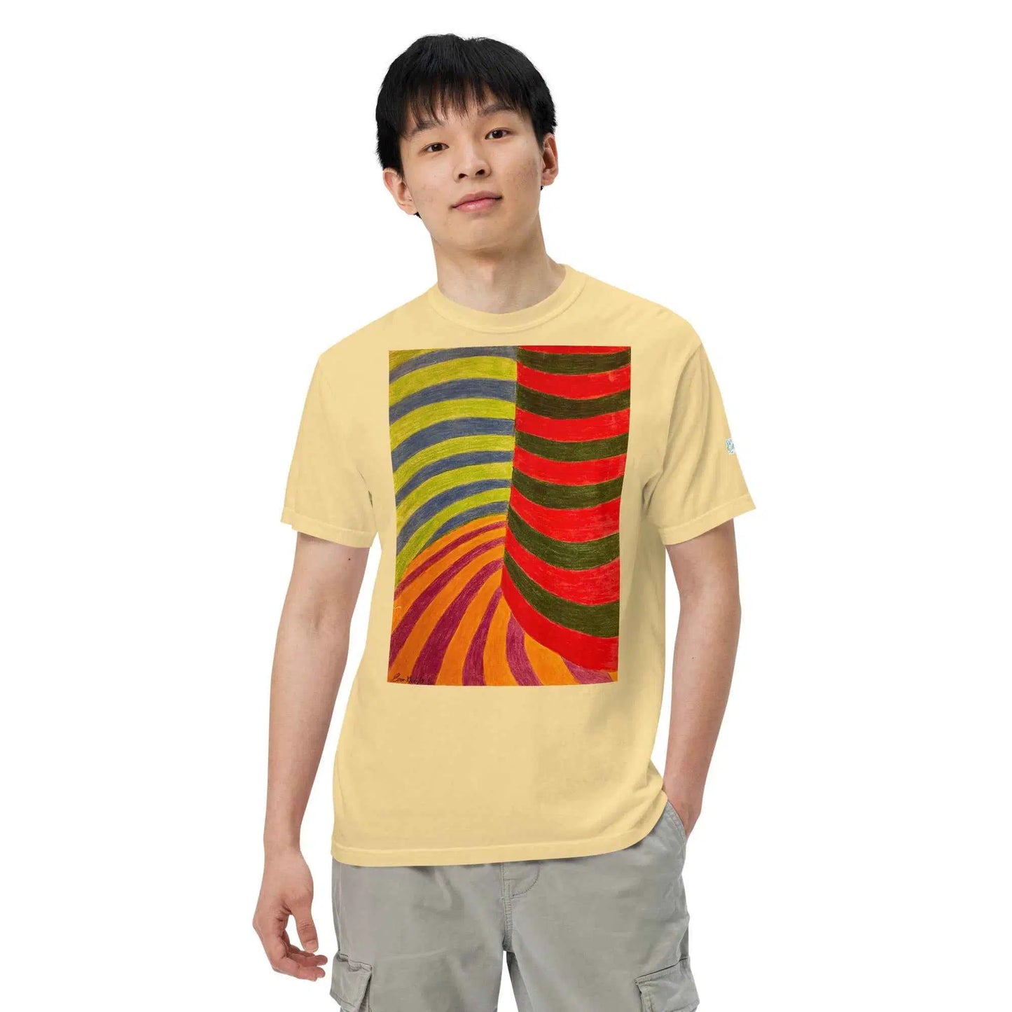 Unisex T-shirt - No Brake Zone - Geometric Op Art Motion