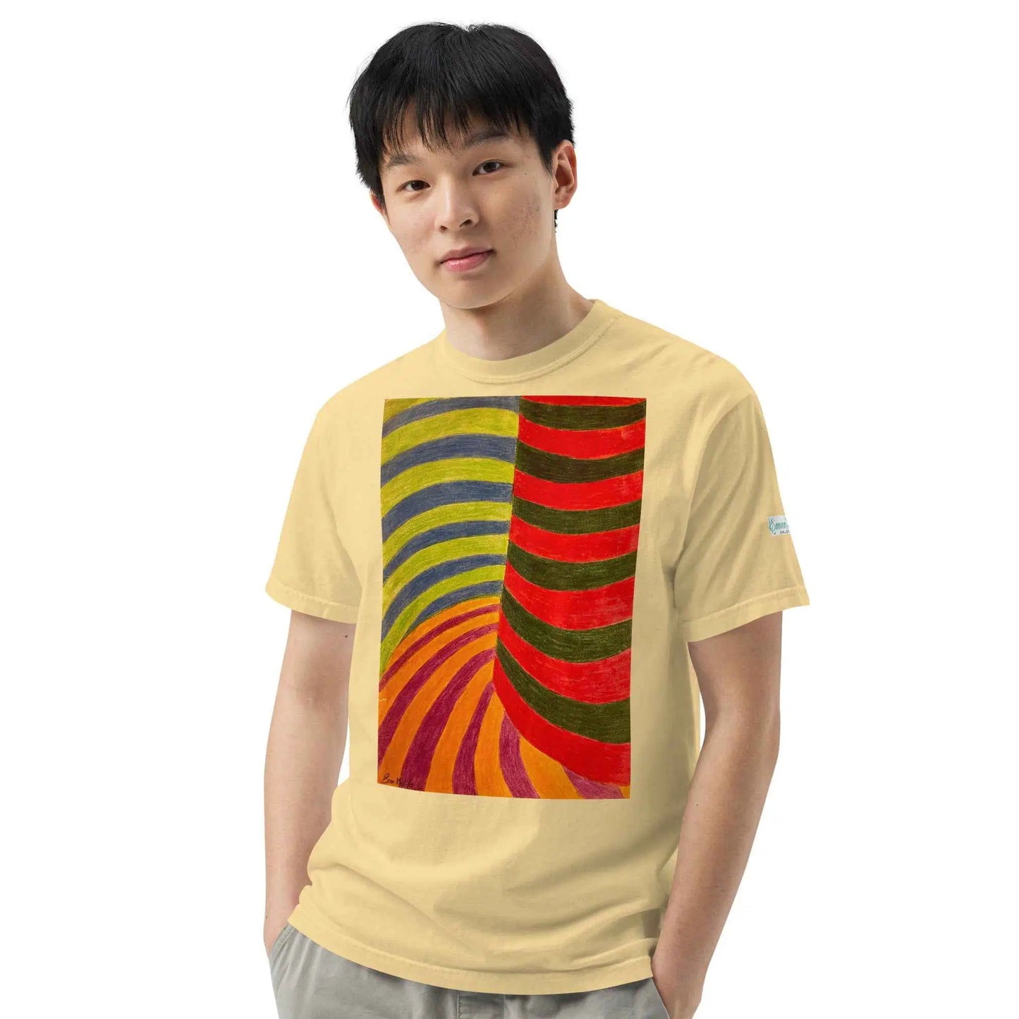 Unisex T-shirt - No Brake Zone - Geometric Op Art Motion