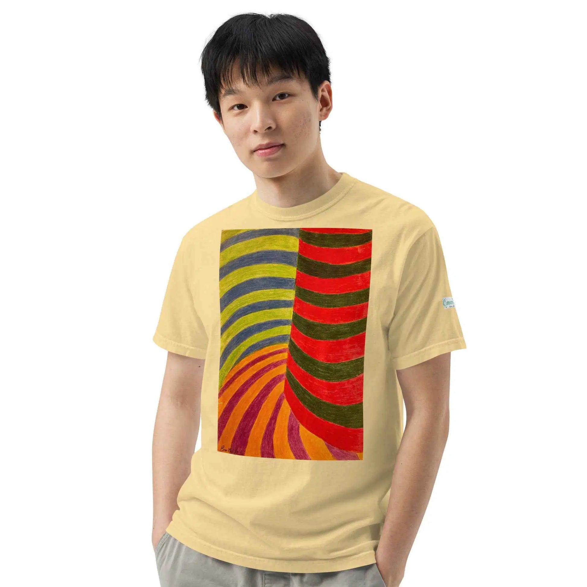 Unisex T-shirt - No Brake Zone - Geometric Op Art Motion