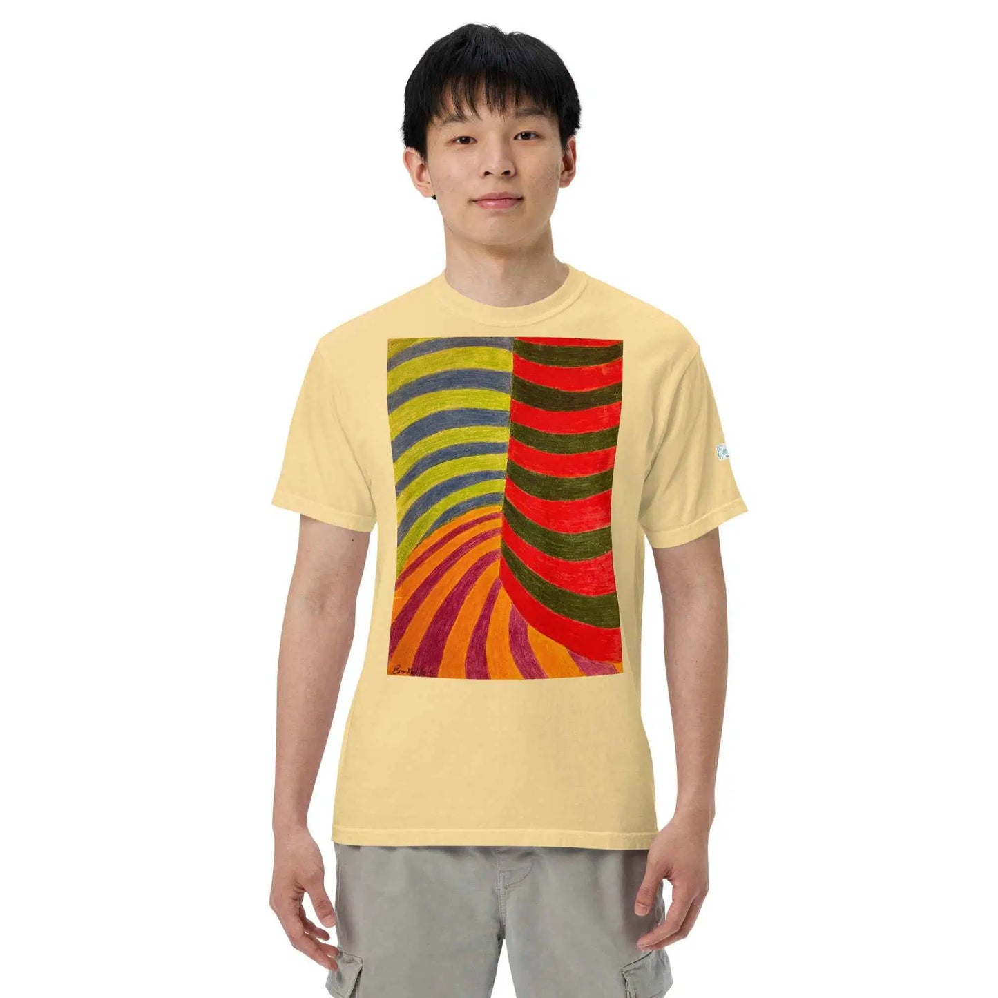 Unisex T-shirt - No Brake Zone - Geometric Op Art Motion