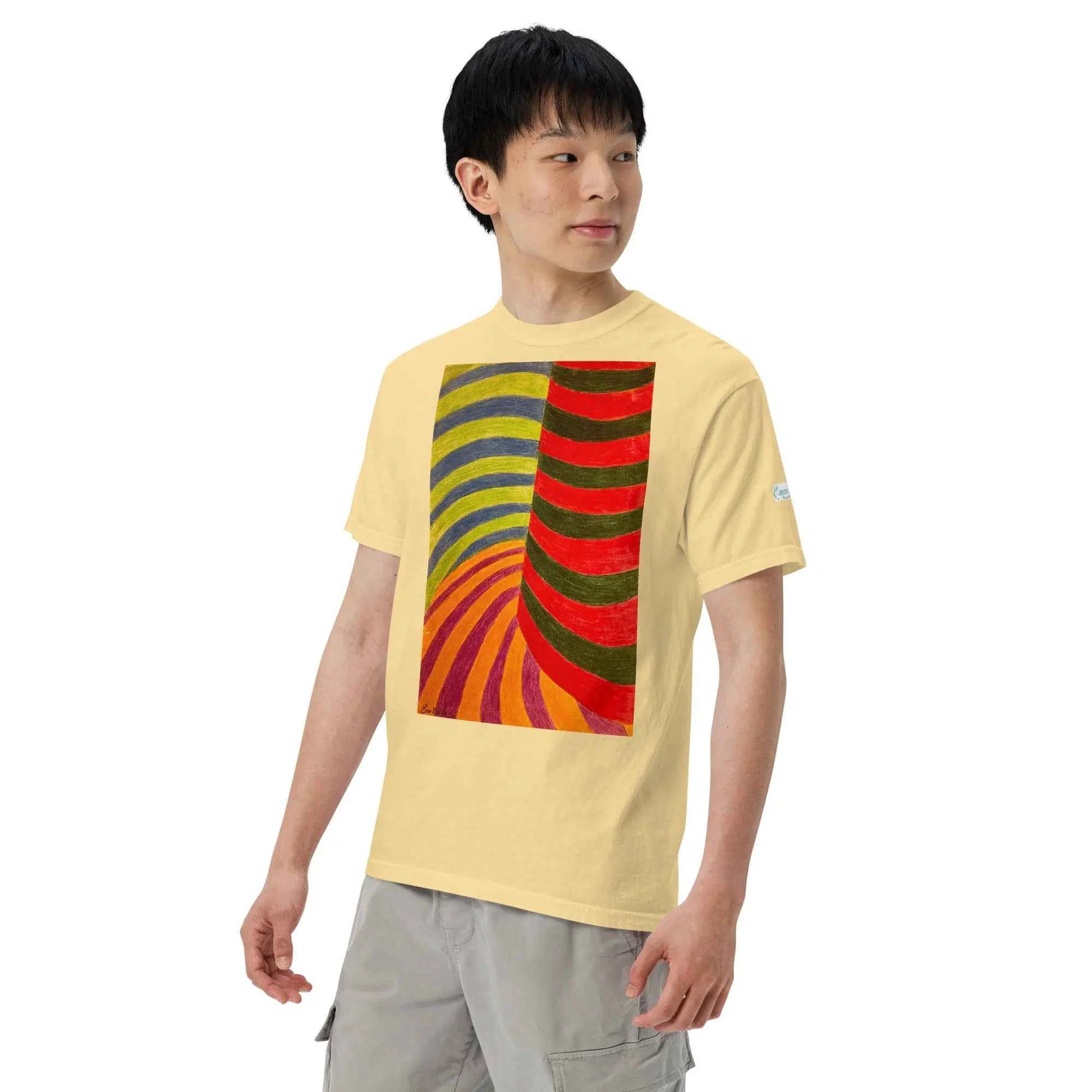 Unisex T-shirt - No Brake Zone - Geometric Op Art Motion