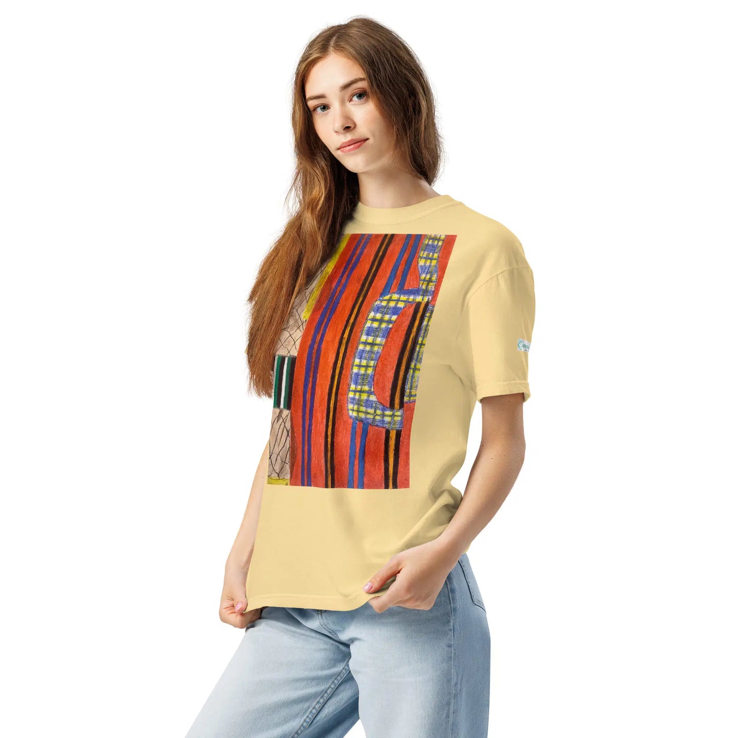 Unisex T-Shirt - Palestine's Resilience - Folk Abstract Art - Eman's Gallery