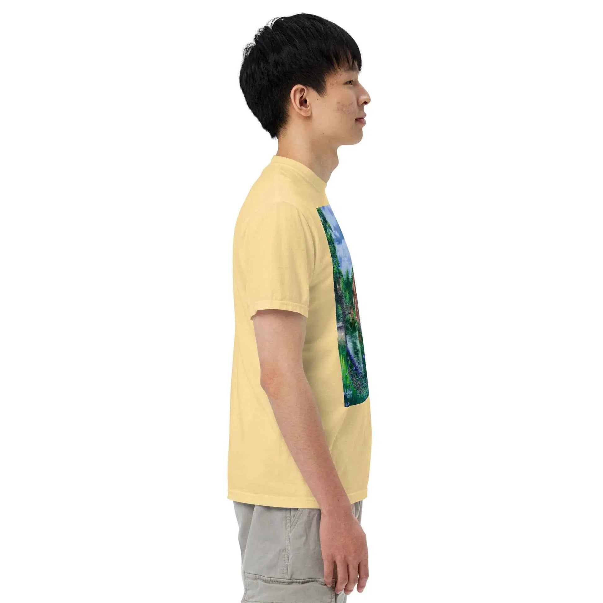 Unisex T-Shirt - River Melody - Impressionist Landscape Art