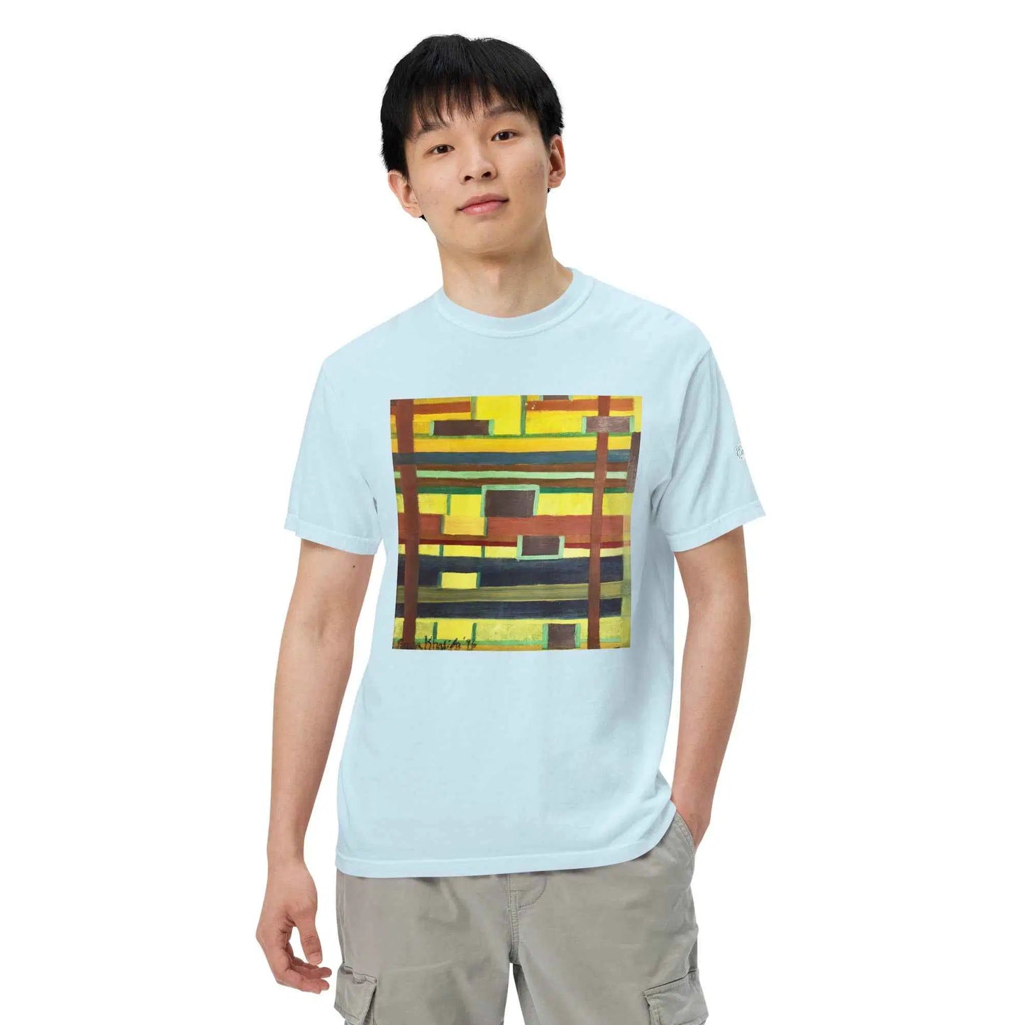 Unisex T-Shirt - City in Grids - Geometric Abstract Urban