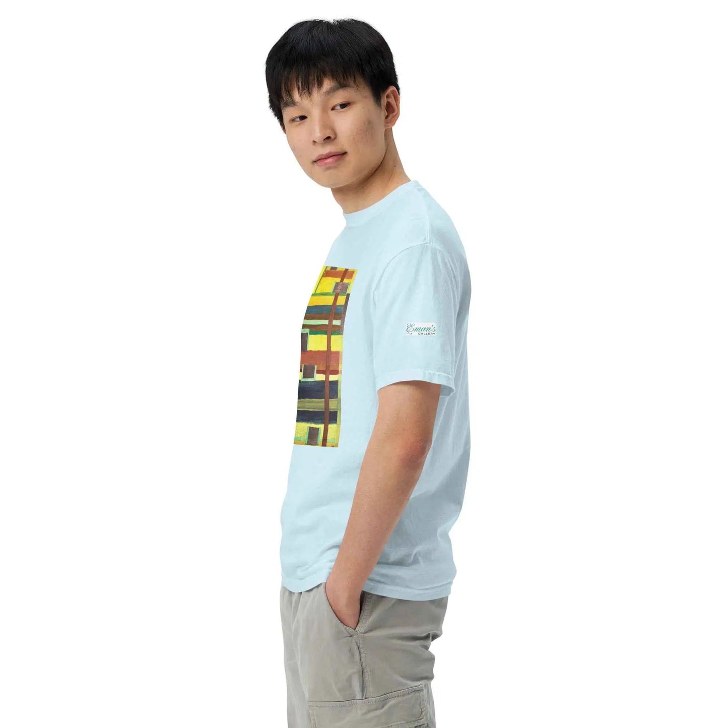 Unisex T-Shirt - City in Grids - Geometric Abstract Urban