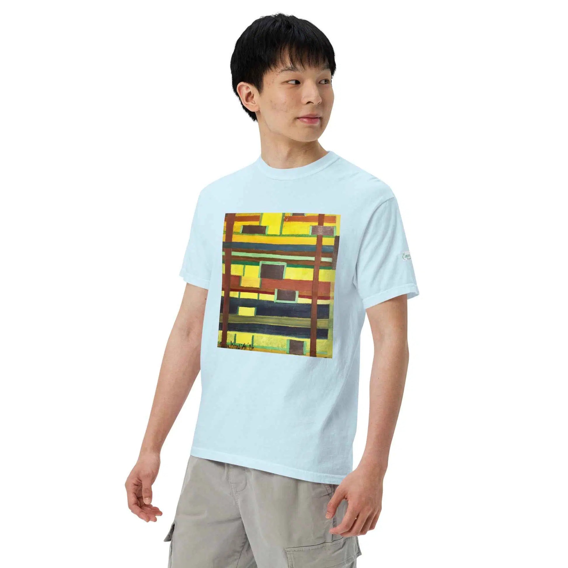 Unisex T-Shirt - City in Grids - Geometric Abstract Urban