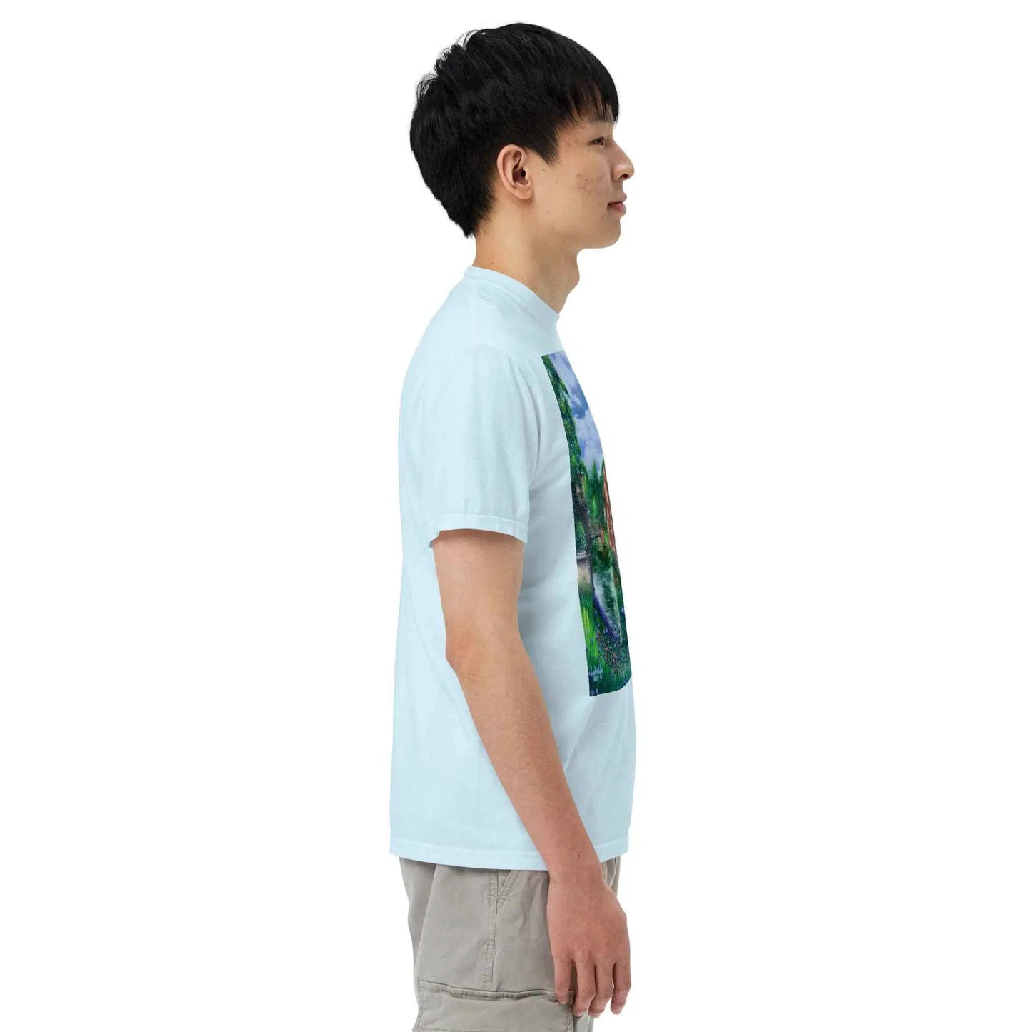 Unisex T-Shirt - River Melody - Impressionist Landscape Art