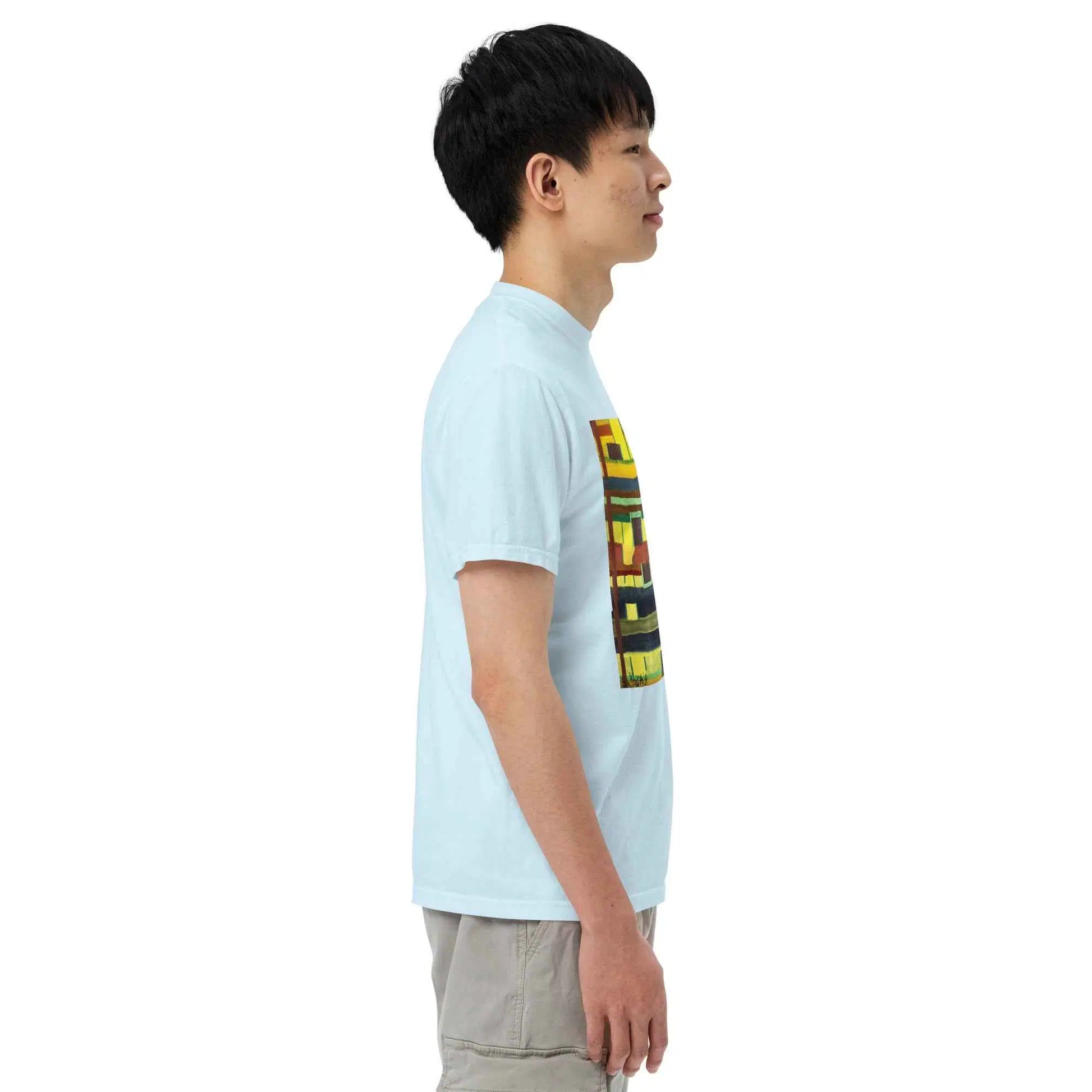Unisex T-Shirt - City in Grids - Geometric Abstract Urban