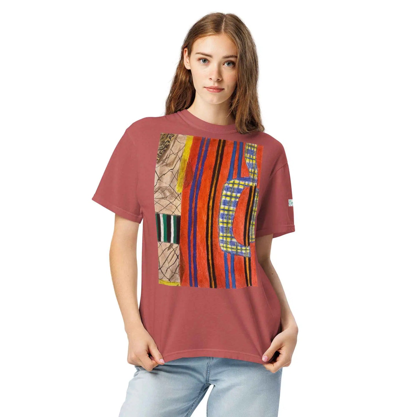 Unisex T-Shirt - Palestine's Resilience - Folk Abstract Art