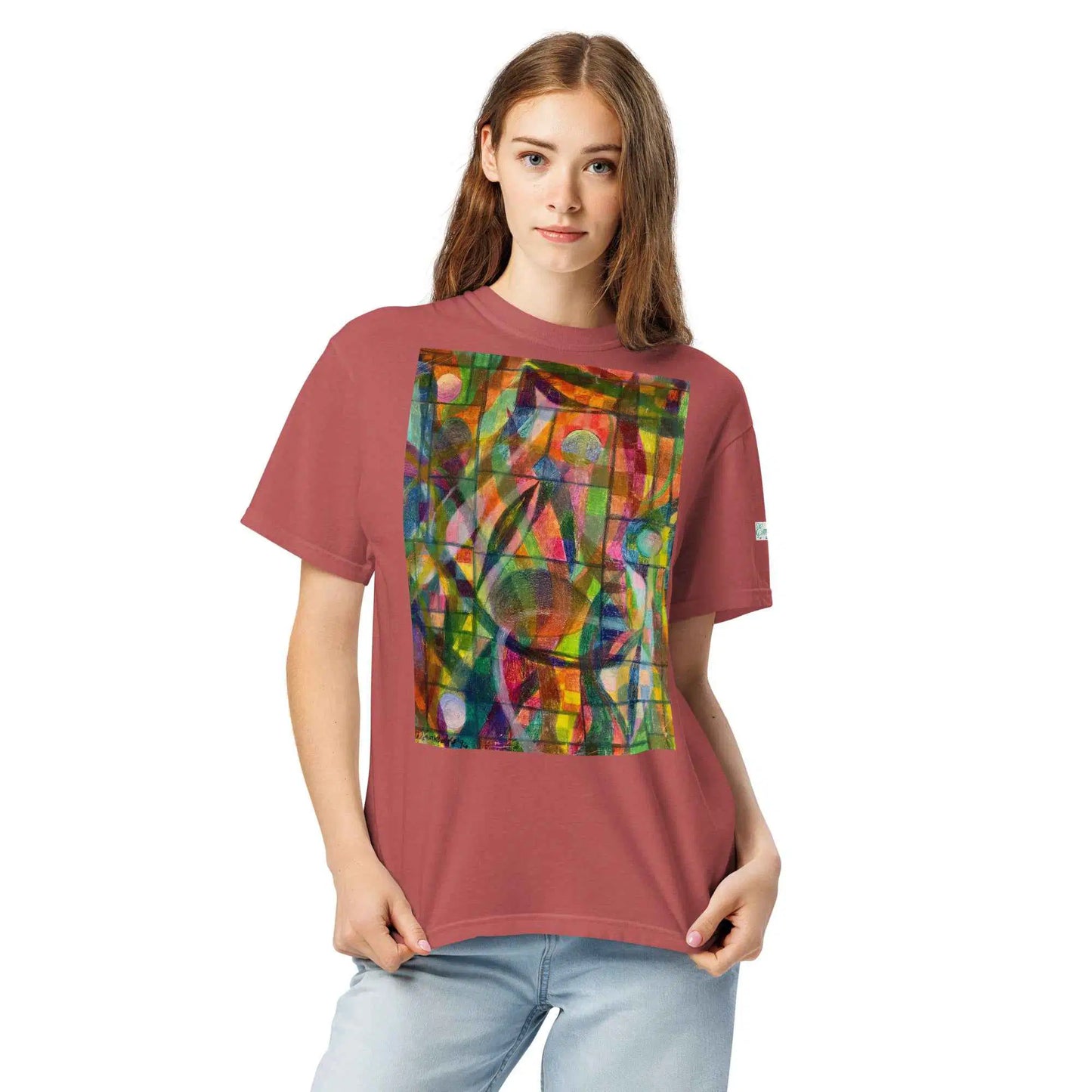 Unisex T-Shirt - Organic Life - Colorful Geometric Art
