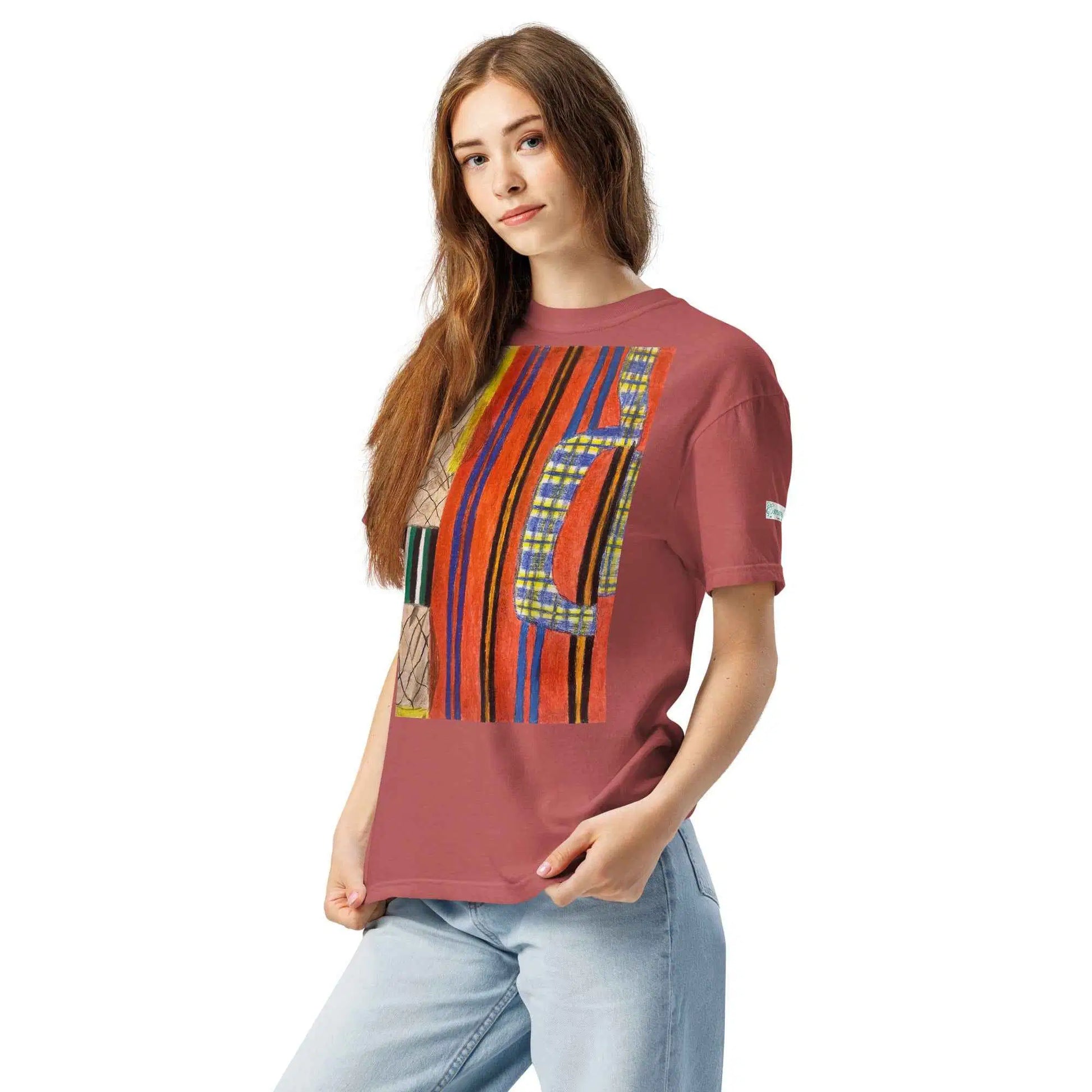Unisex T-Shirt - Palestine's Resilience - Folk Abstract Art