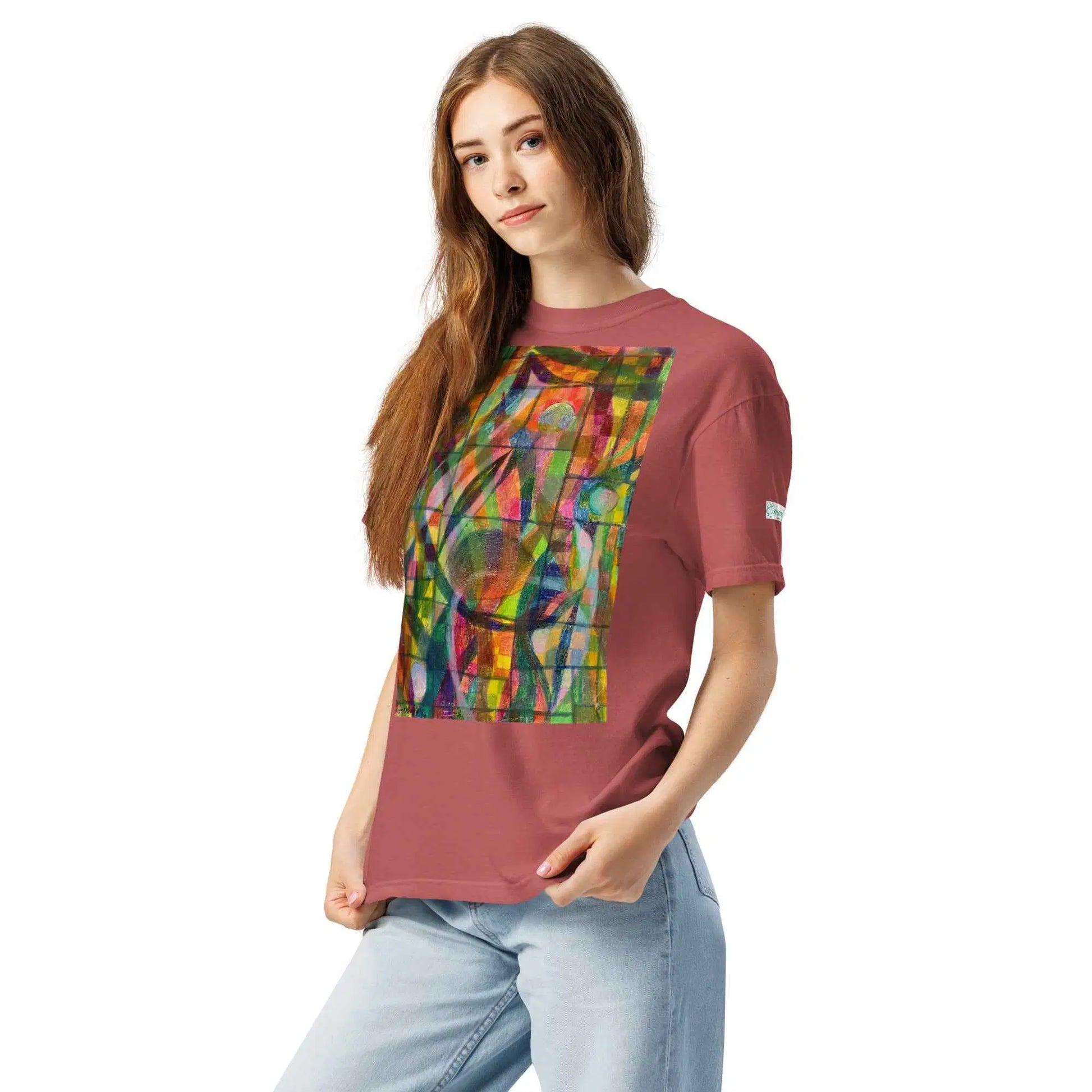 Unisex T-Shirt - Organic Life - Colorful Geometric Art