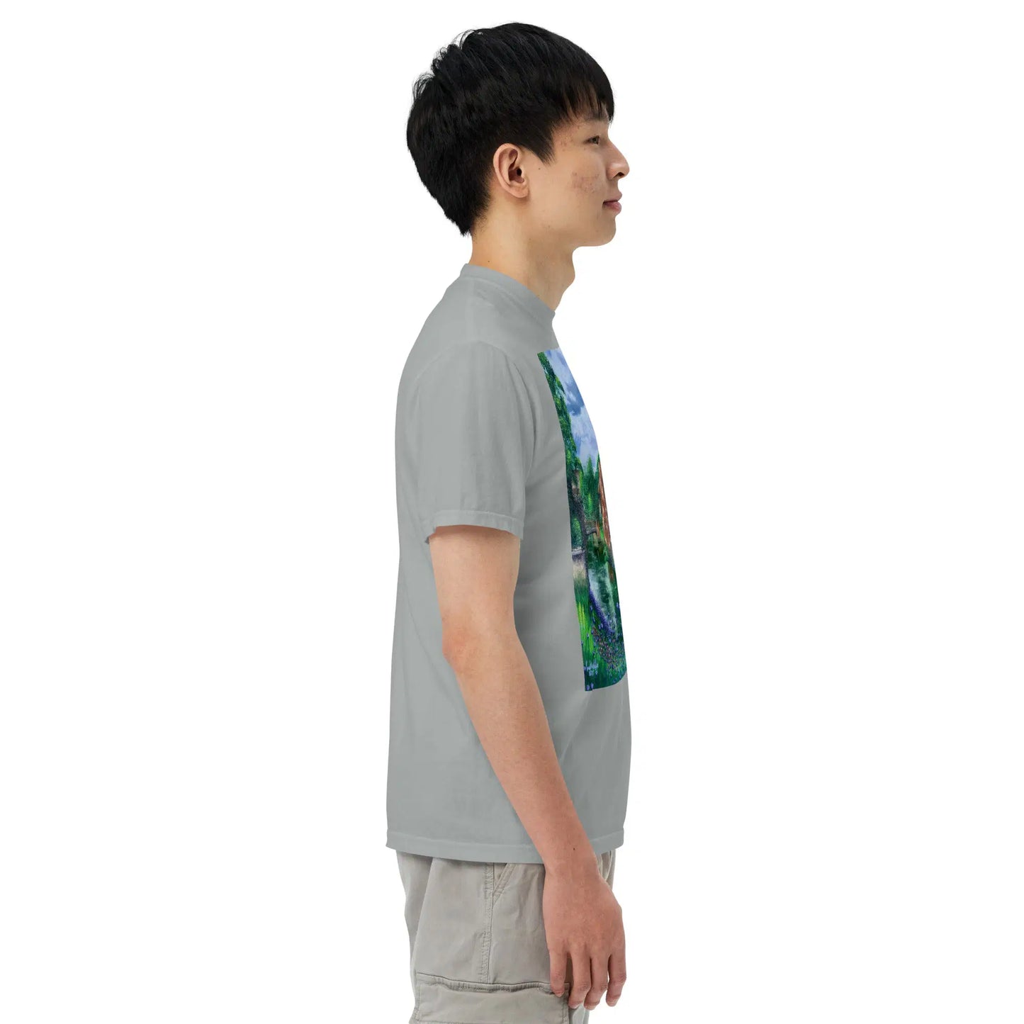 Unisex T-Shirt - River Melody - Impressionist Landscape Art - Eman's Gallery