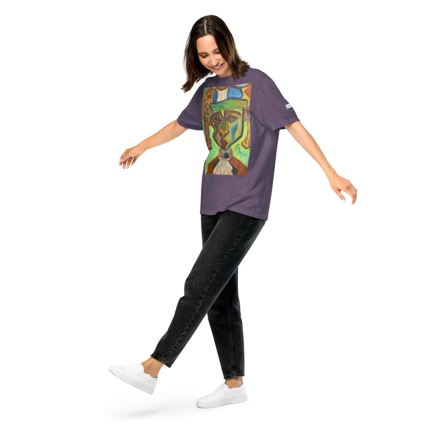 Unisex T-Shirt - Fragmented Soul - Cubist Figure Art