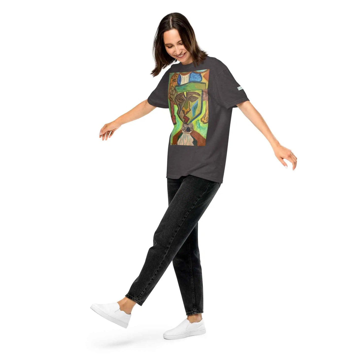 Unisex T-Shirt - Fragmented Soul - Cubist Figure Art