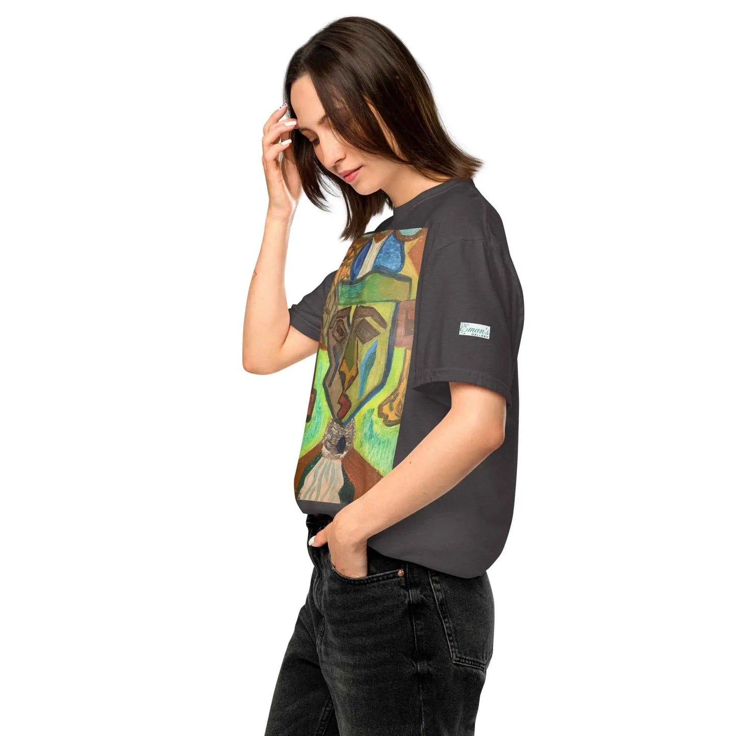 Unisex T-Shirt - Fragmented Soul - Cubist Figure Art