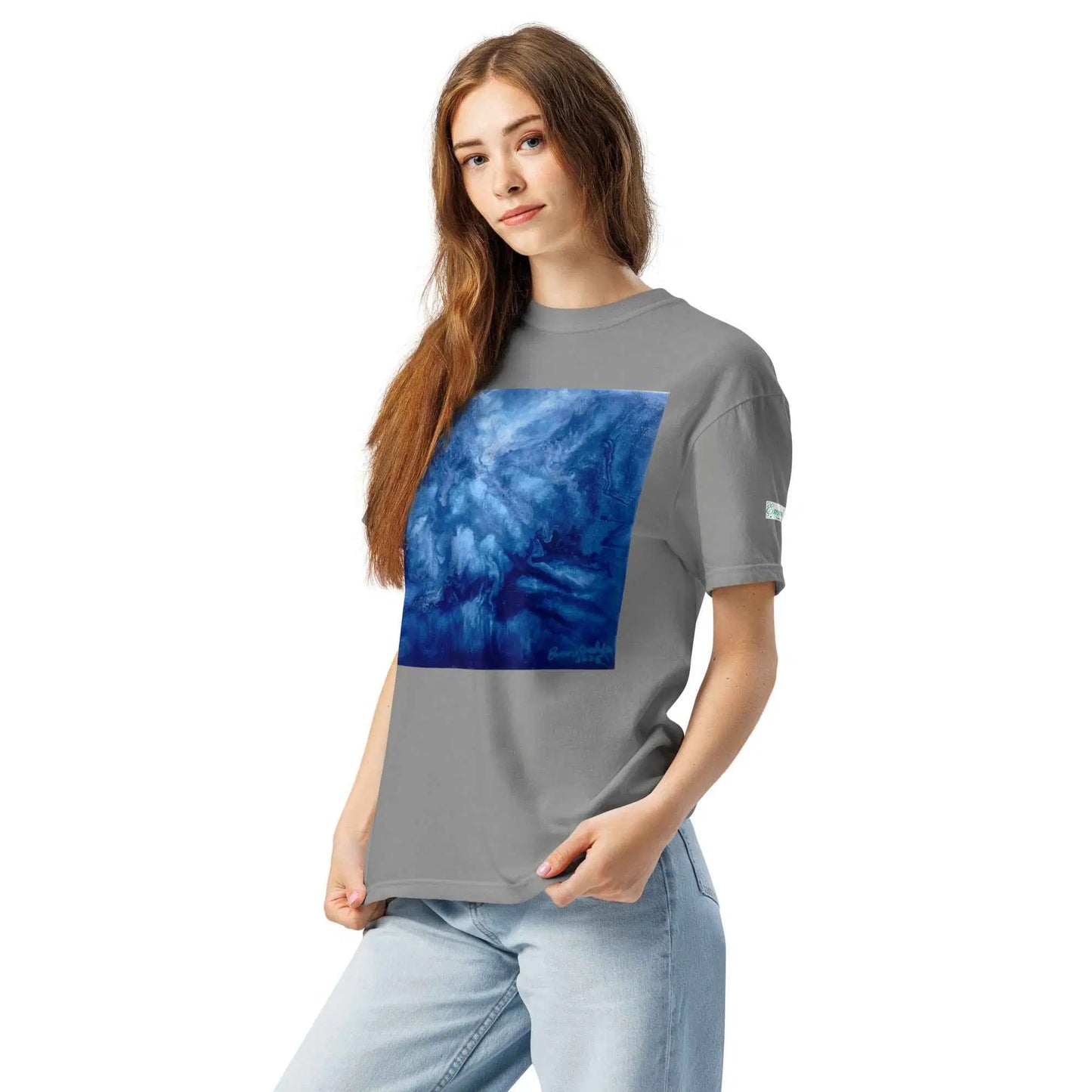 Unisex T-Shirt - Thunder - Dramatic Blue Storm Cloud Art