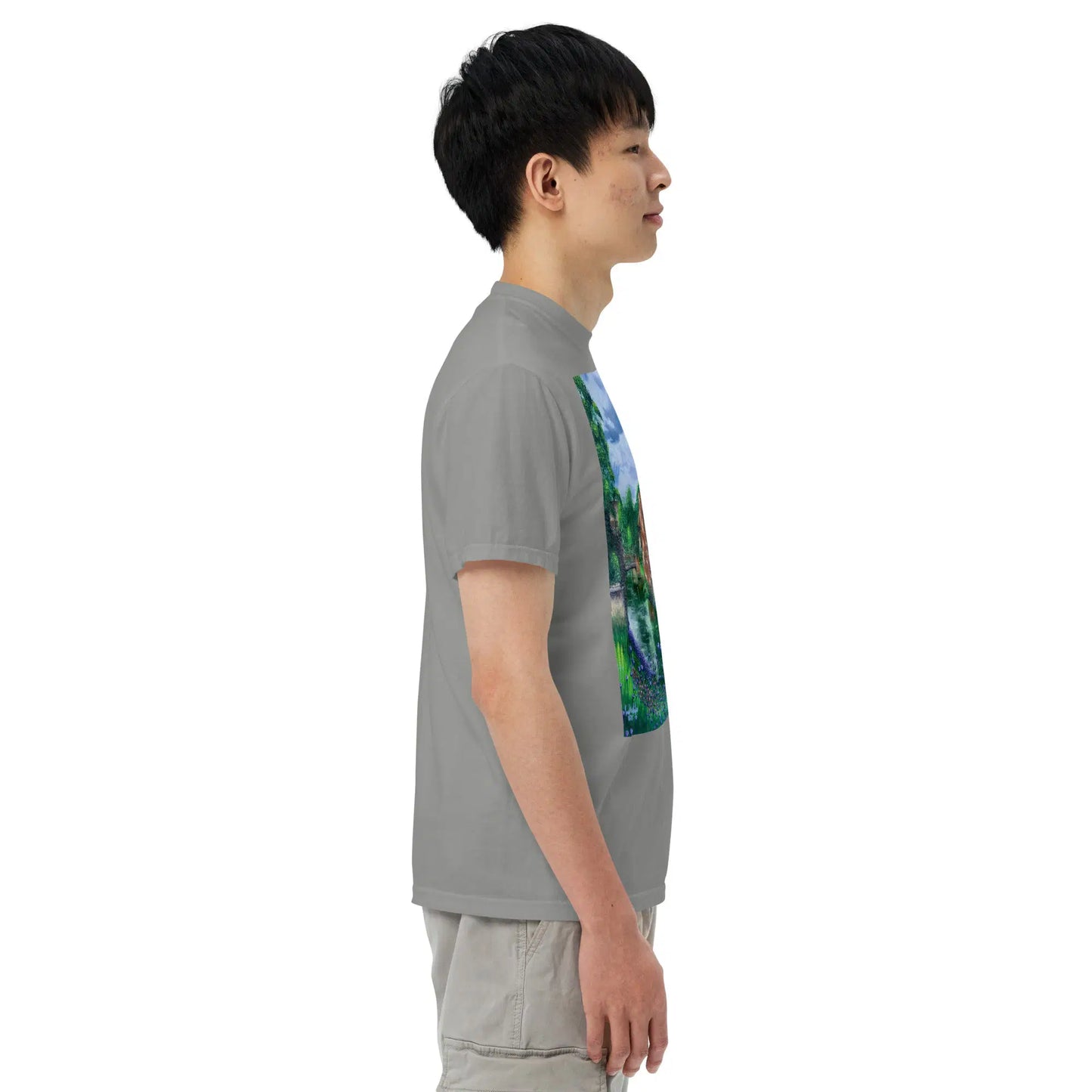 Unisex T-Shirt - River Melody - Impressionist Landscape Art - Eman's Gallery
