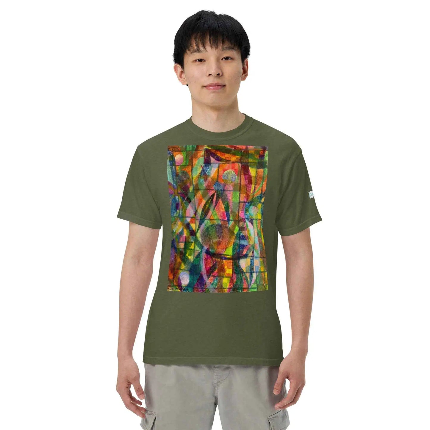 Unisex T-Shirt - Organic Life - Colorful Geometric Art