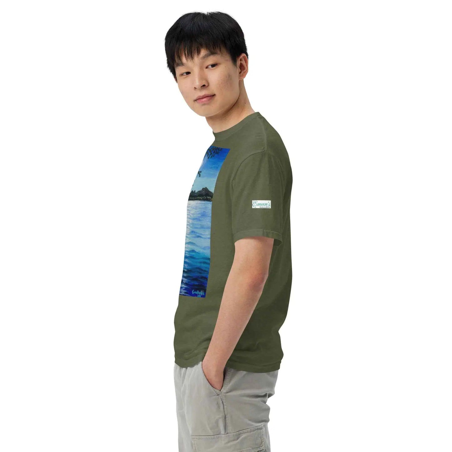 Unisex T-Shirt - Nocturned - Tonalism Moonlit Night Scene