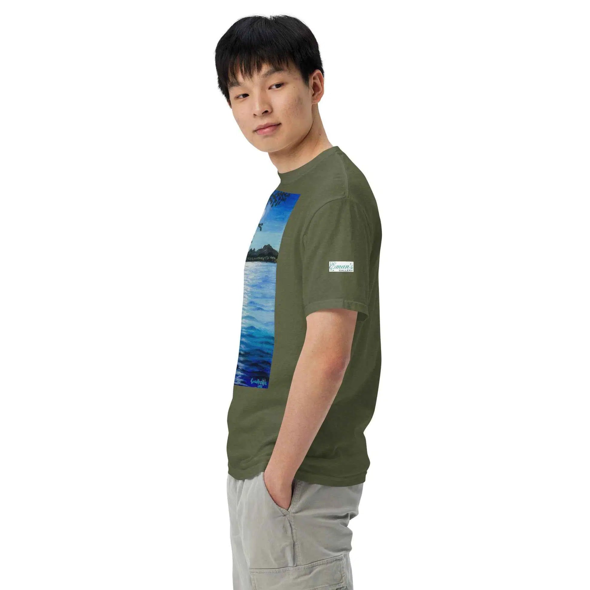 Unisex T-Shirt - Nocturned - Tonalism Moonlit Night Scene