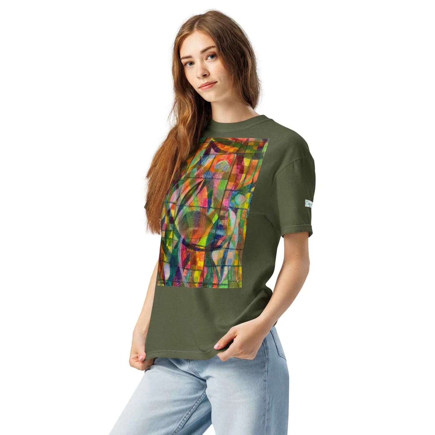 Unisex T-Shirt - Organic Life - Colorful Geometric Art