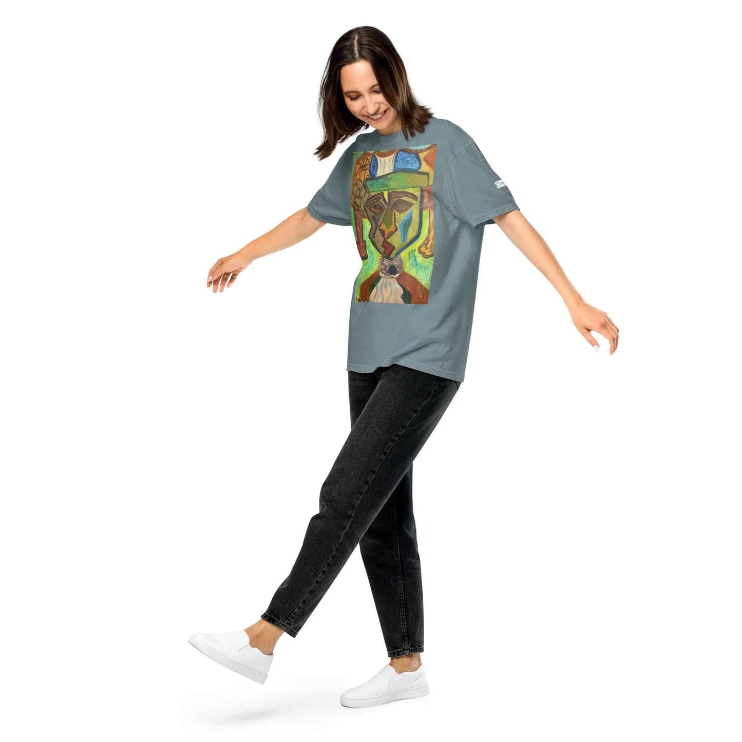 Unisex T-Shirt - Fragmented Soul - Cubist Figure Art