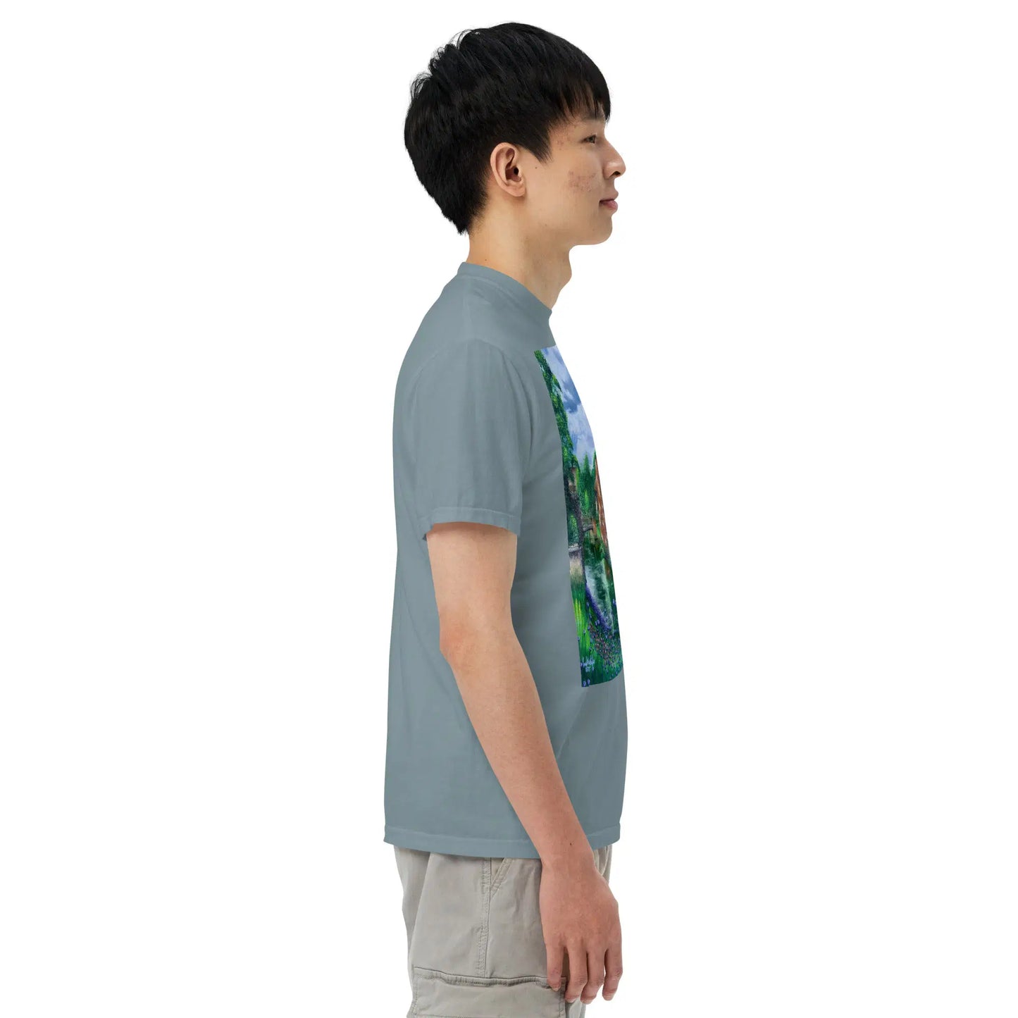 Unisex T-Shirt - River Melody - Impressionist Landscape Art - Eman's Gallery