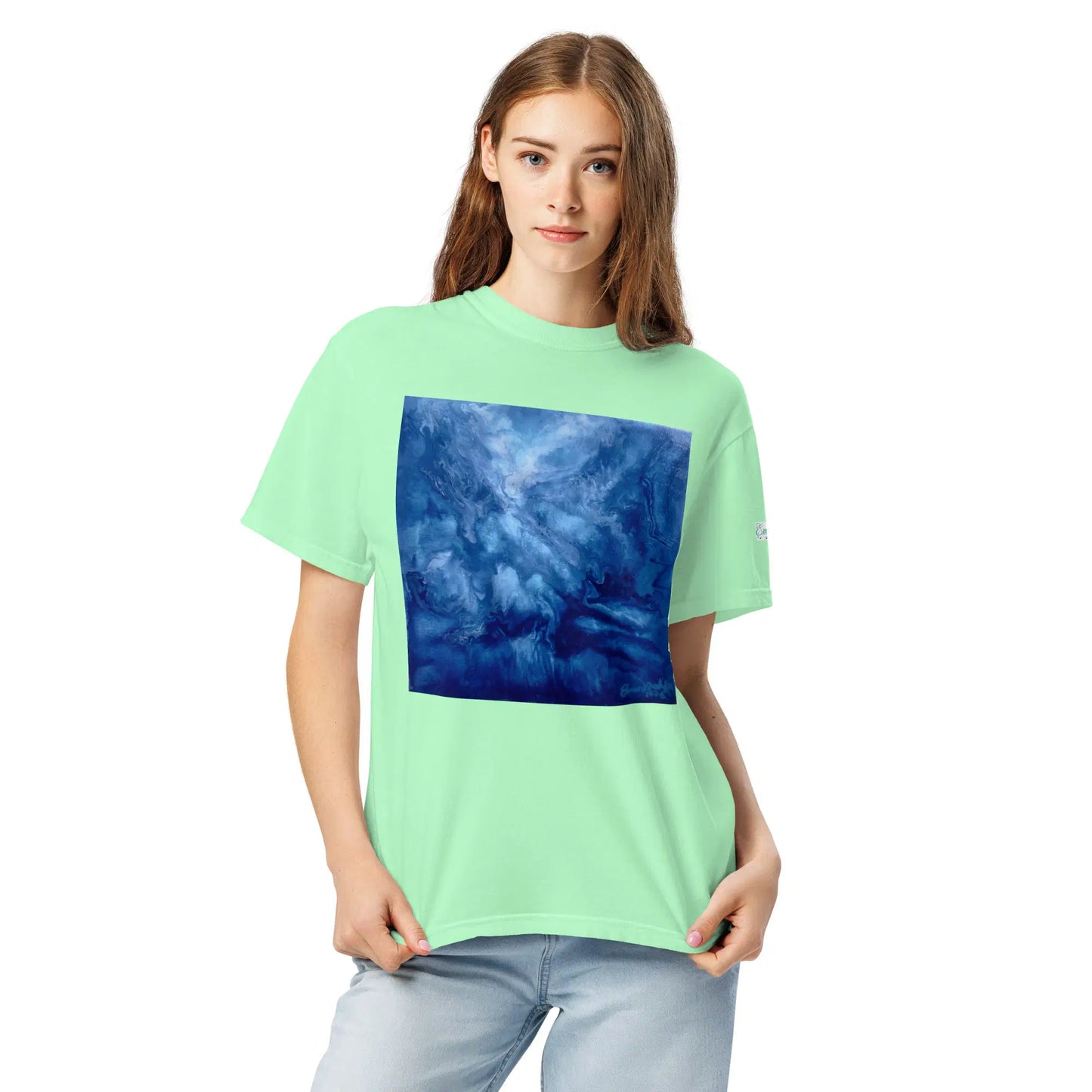 Unisex T-Shirt - Thunder - Dramatic Blue Storm Cloud Art - Eman's Gallery