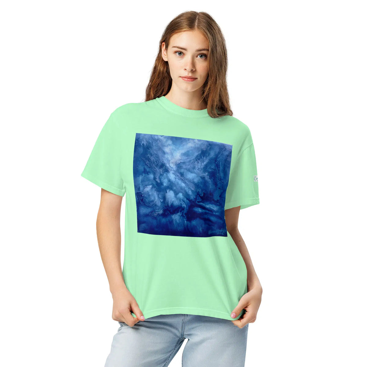 Unisex T-Shirt - Thunder - Dramatic Blue Storm Cloud Art - Eman's Gallery