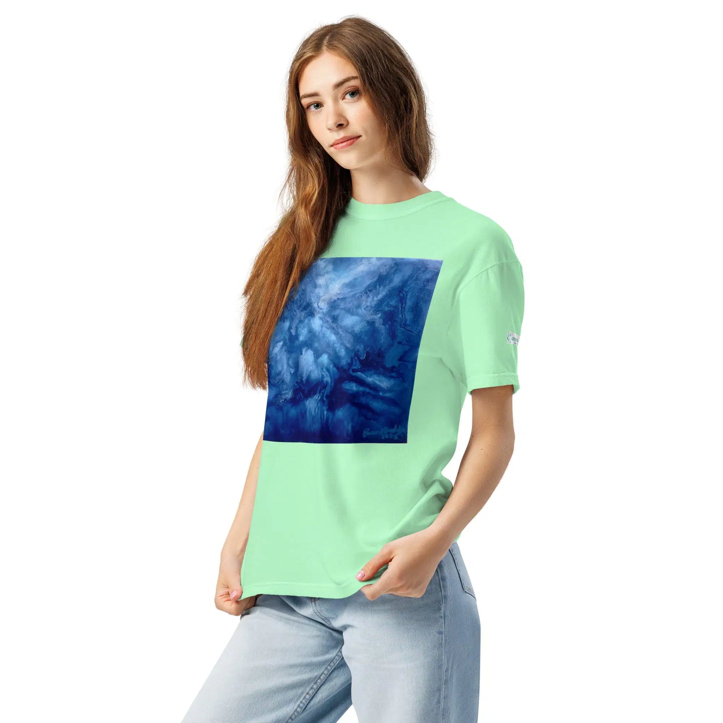 Unisex T-Shirt - Thunder - Dramatic Blue Storm Cloud Art - Eman's Gallery