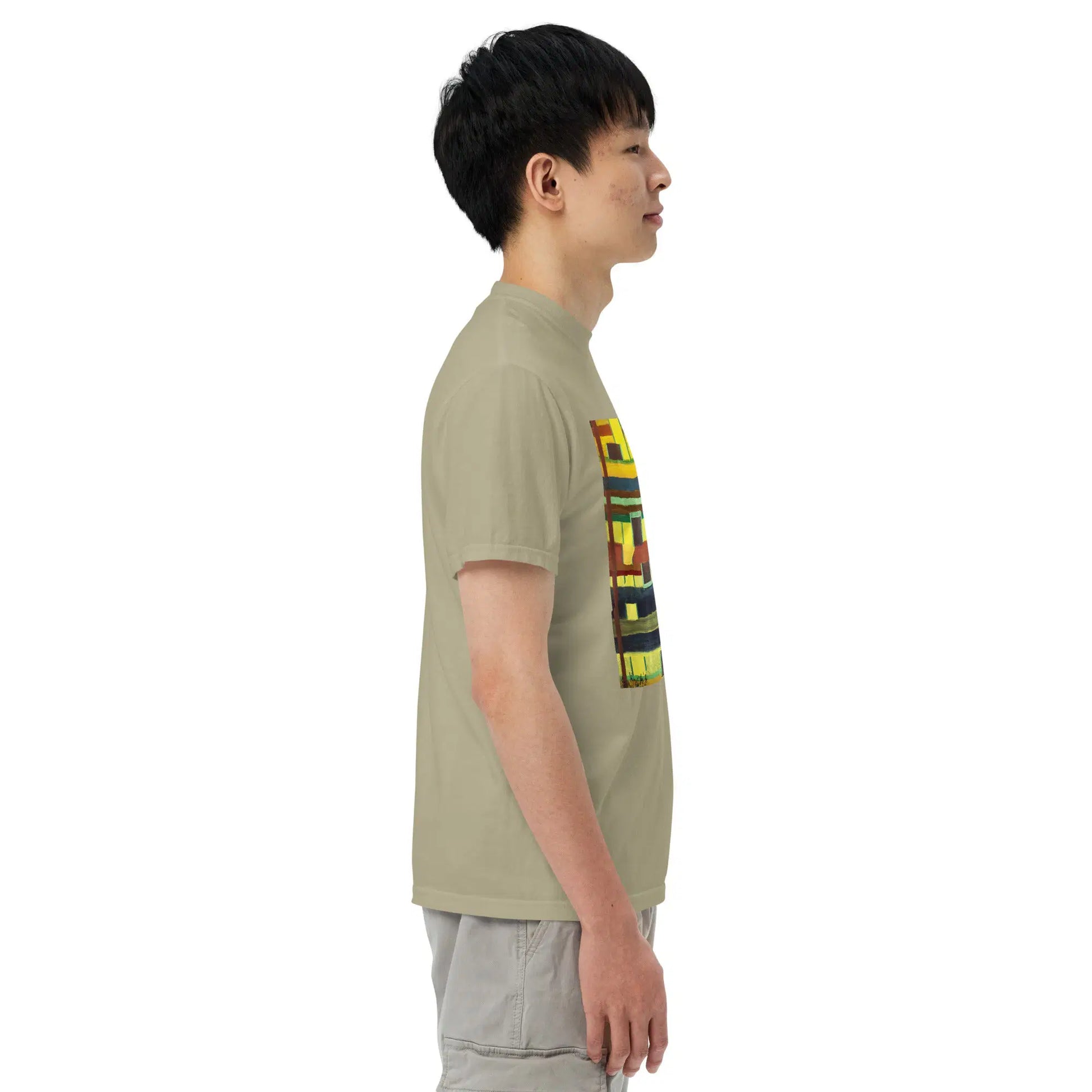 Unisex T-Shirt - City in Grids - Geometric Abstract Urban - Eman's Gallery