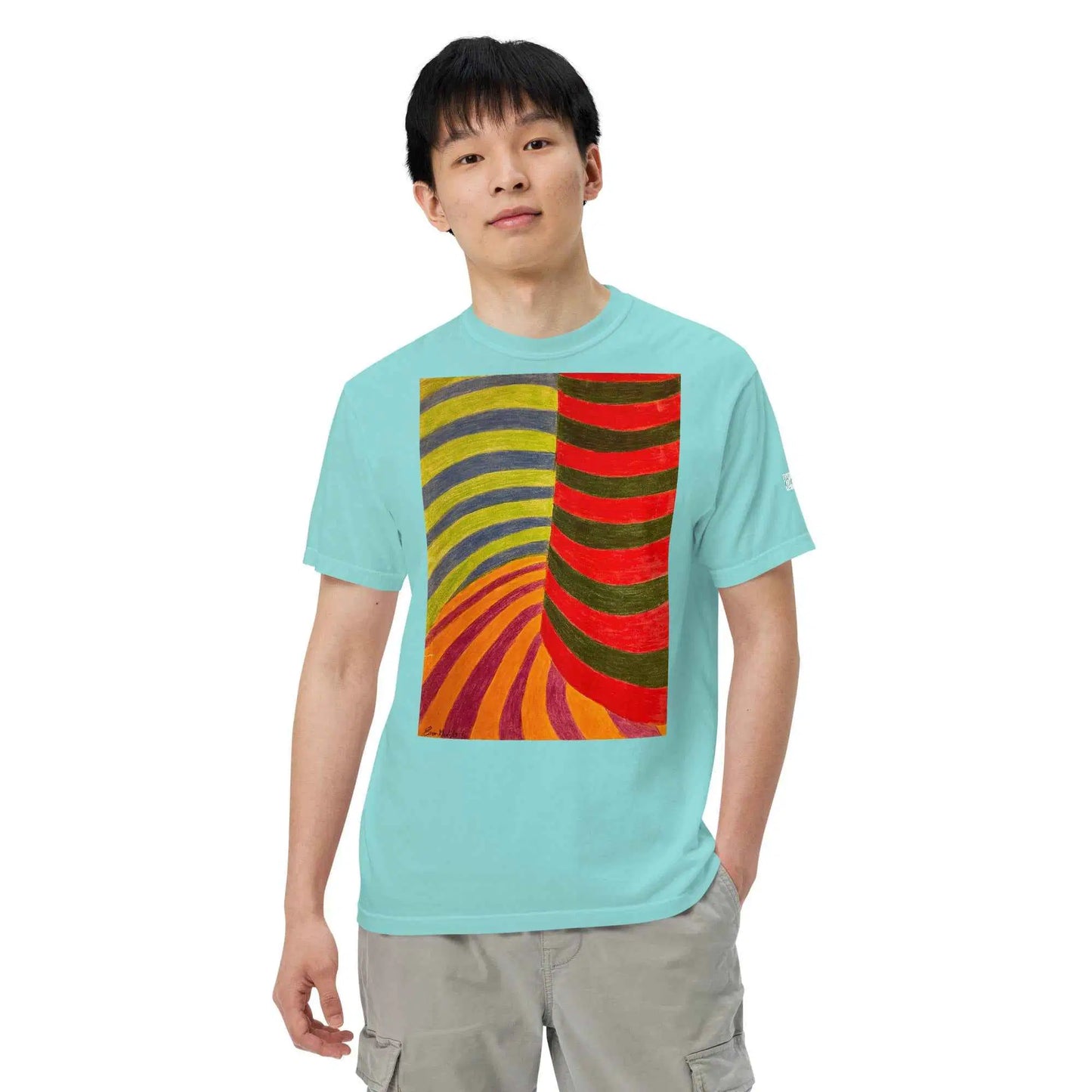 Unisex T-shirt - No Brake Zone - Geometric Op Art Motion
