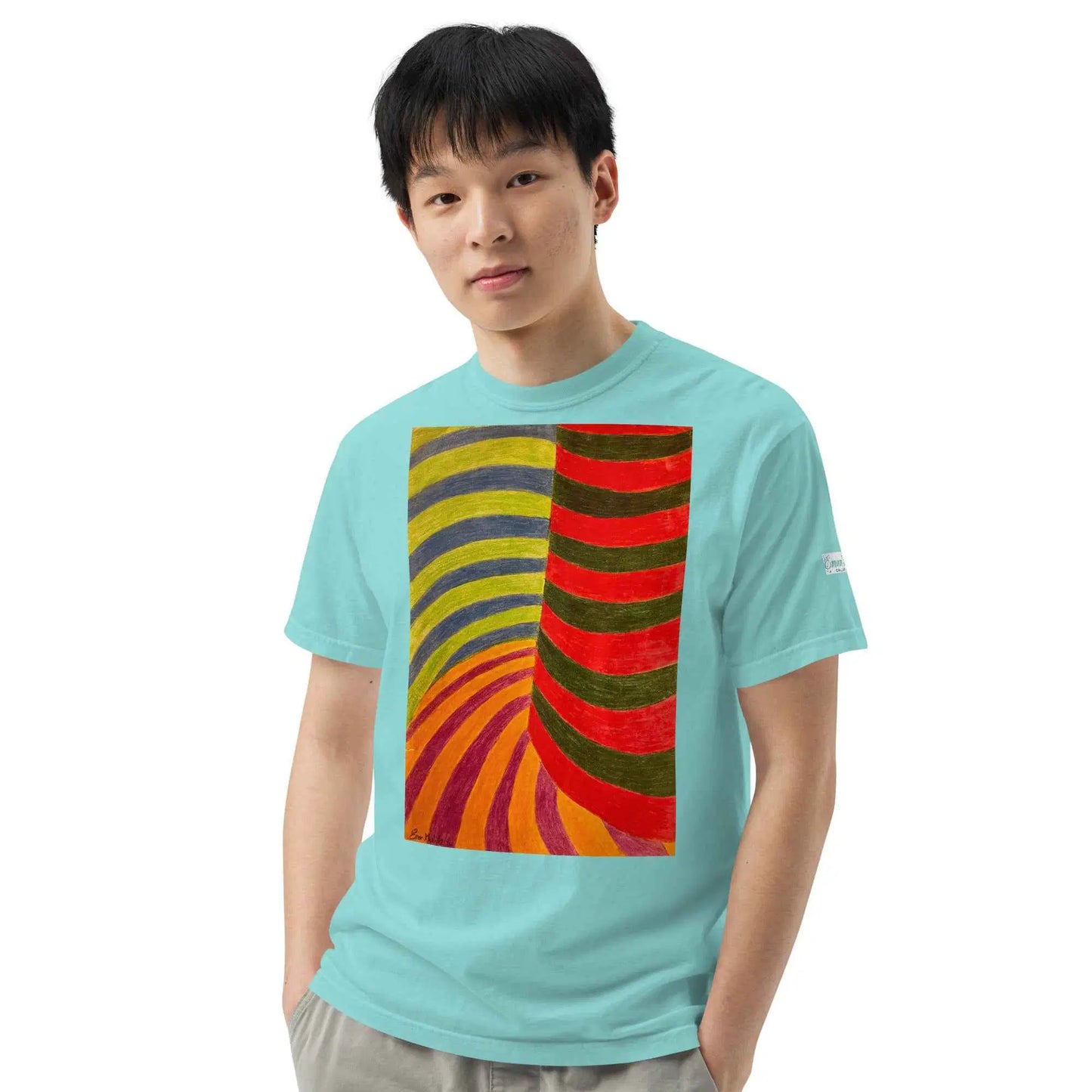 Unisex T-shirt - No Brake Zone - Geometric Op Art Motion