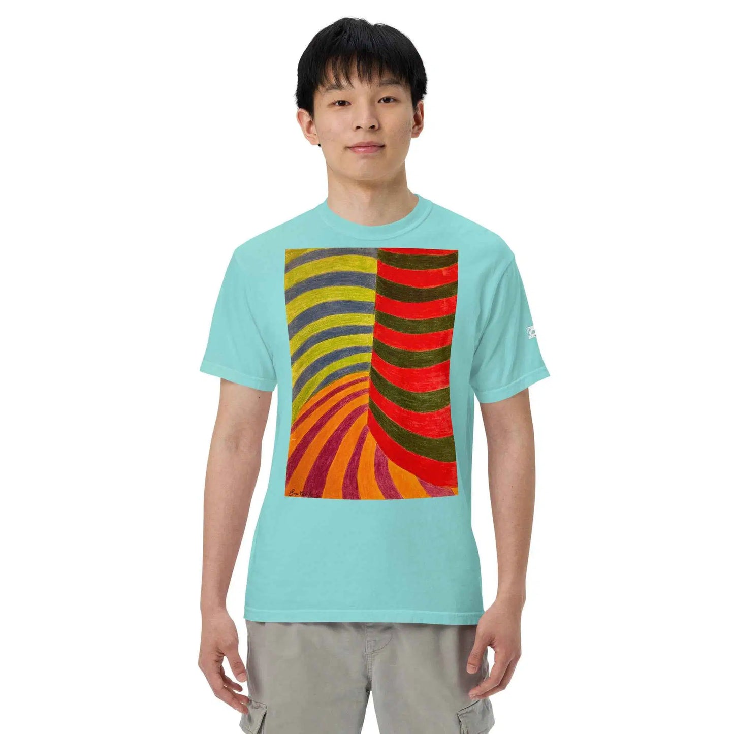 Unisex T-shirt - No Brake Zone - Geometric Op Art Motion