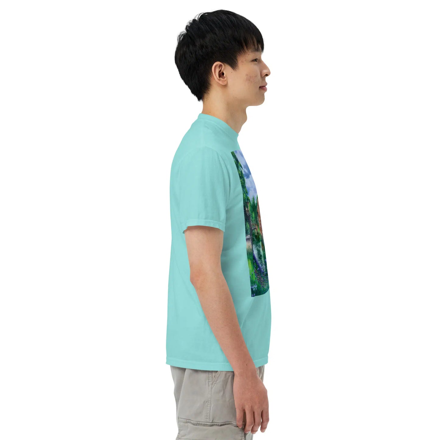 Unisex T-Shirt - River Melody - Impressionist Landscape Art - Eman's Gallery