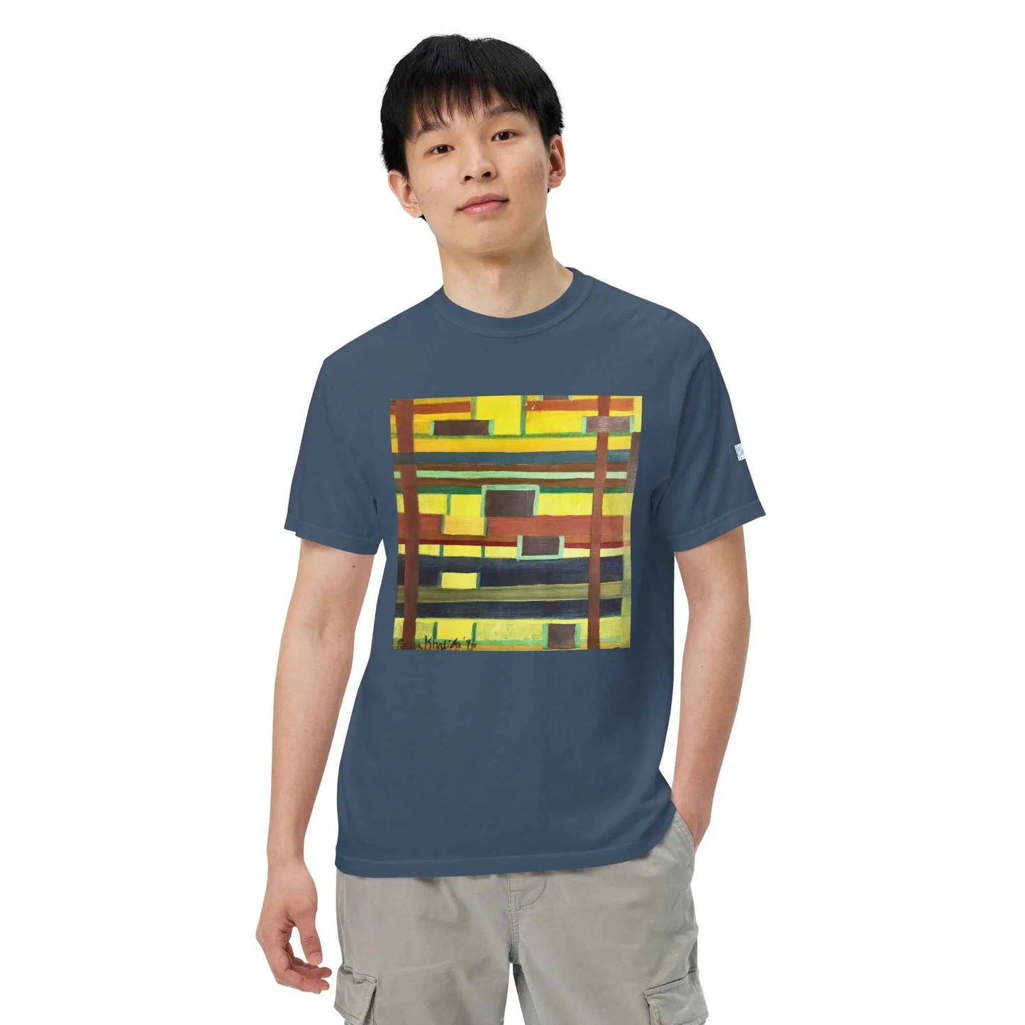 Unisex T-Shirt - City in Grids - Geometric Abstract Urban