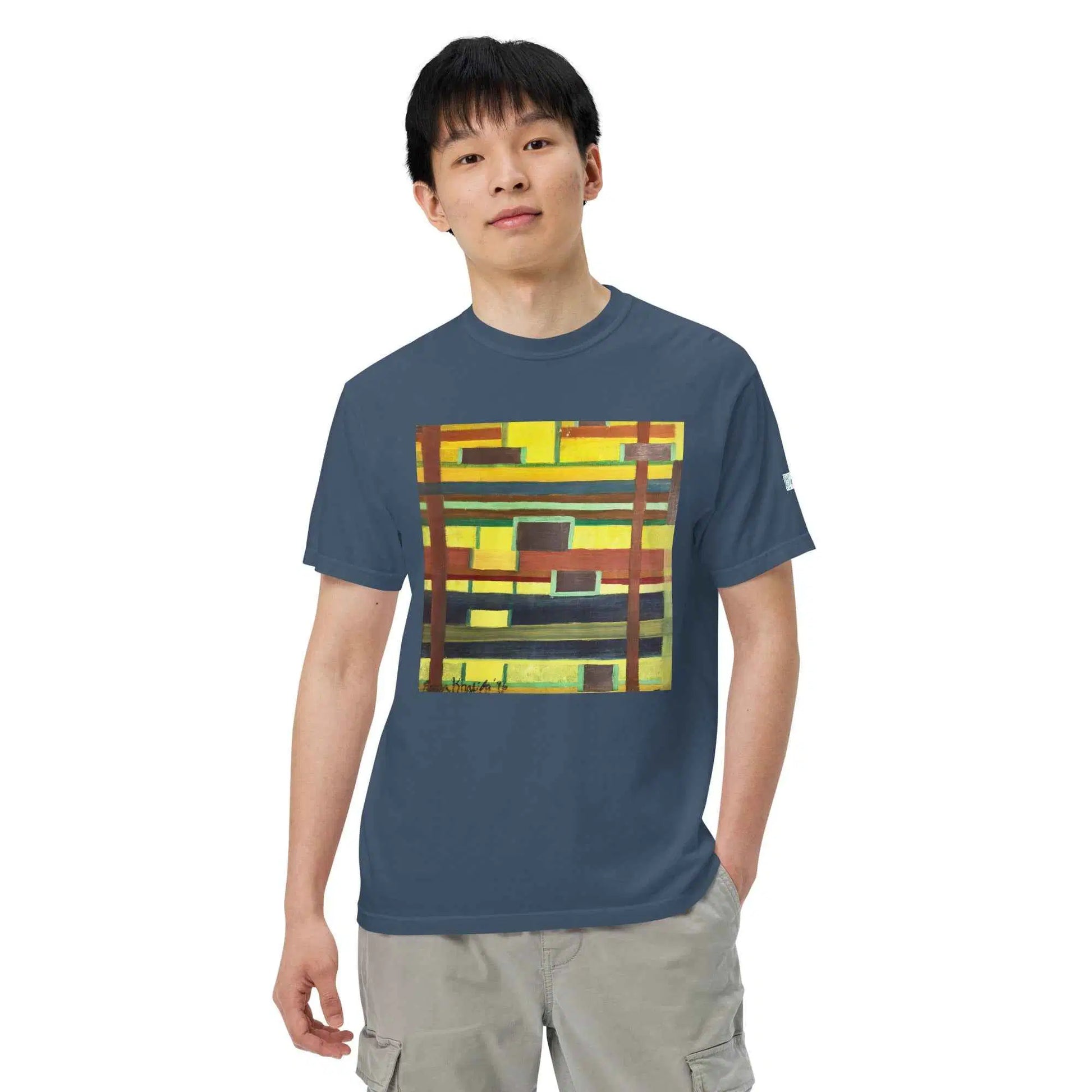 Unisex T-Shirt - City in Grids - Geometric Abstract Urban