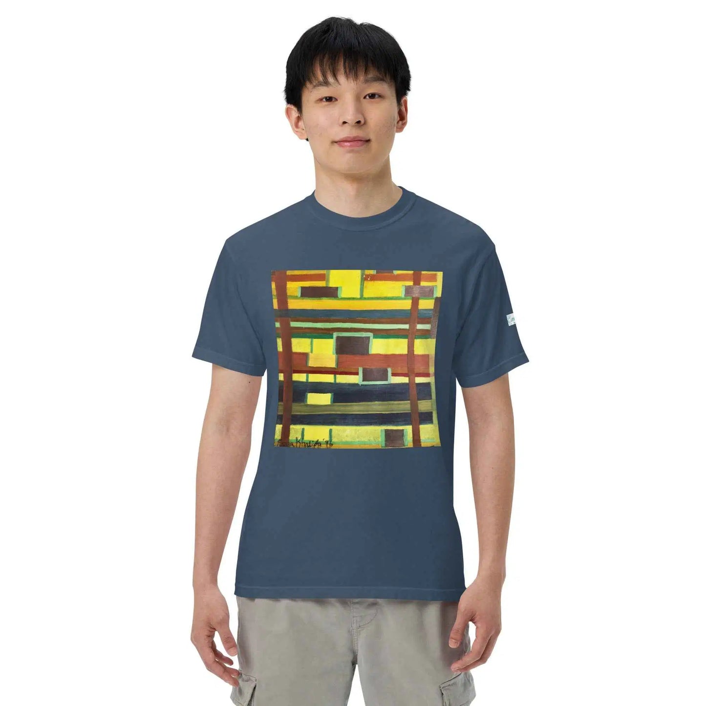 Unisex T-Shirt - City in Grids - Geometric Abstract Urban
