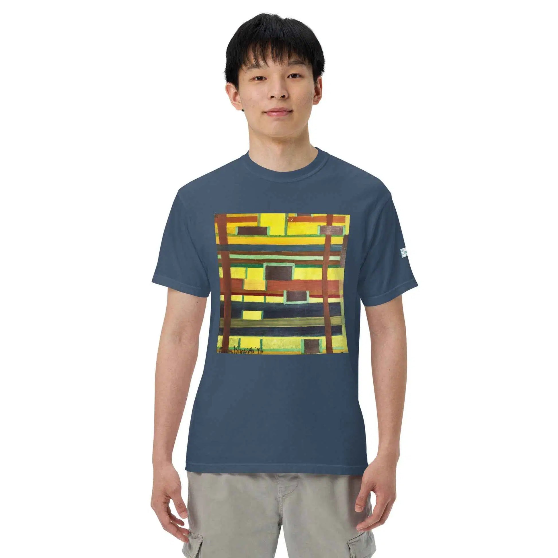 Unisex T-Shirt - City in Grids - Geometric Abstract Urban
