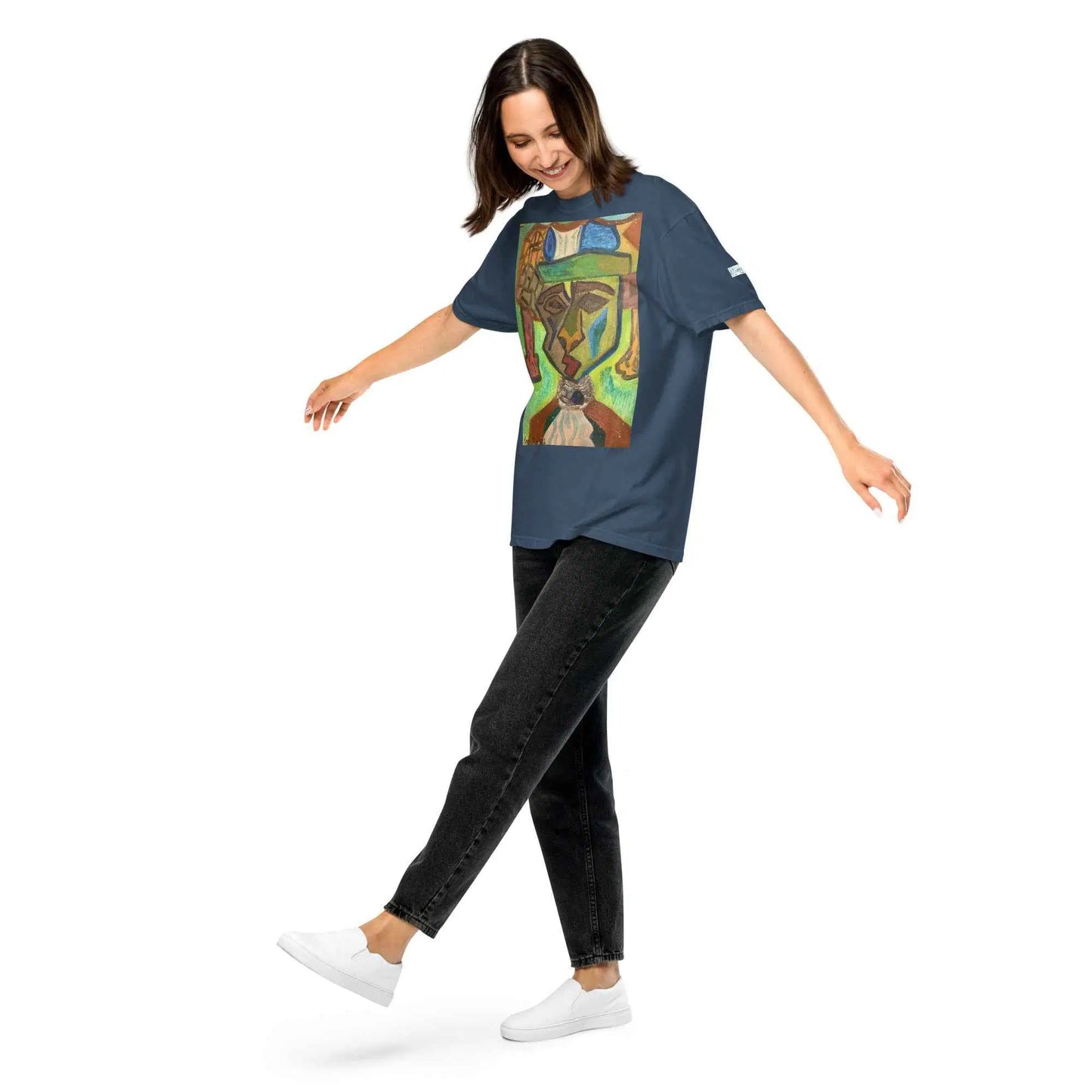 Unisex T-Shirt - Fragmented Soul - Cubist Figure Art