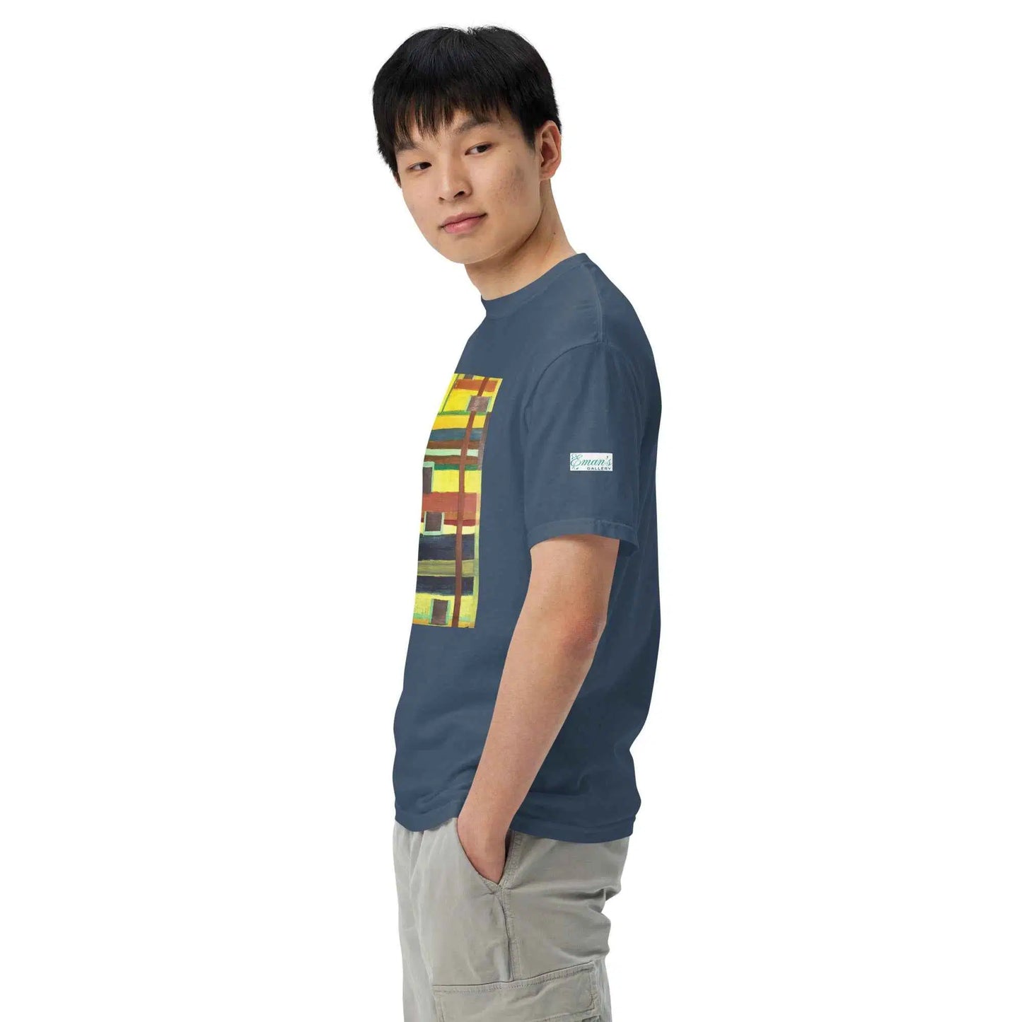 Unisex T-Shirt - City in Grids - Geometric Abstract Urban